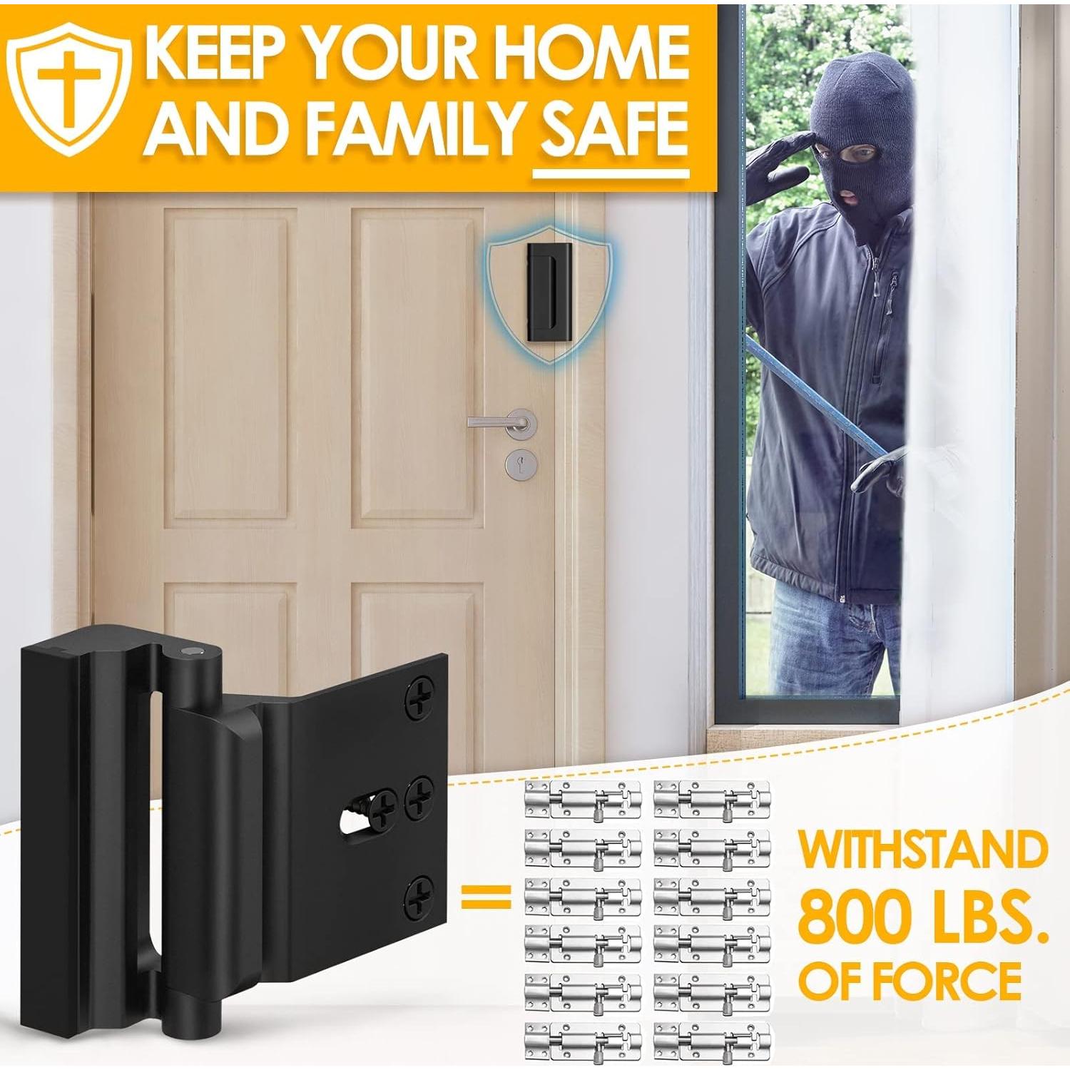 Cerradura de Refuerzo de Seguridad EverPlus para Puertas - Alta Seguridad a Prueba de Niños