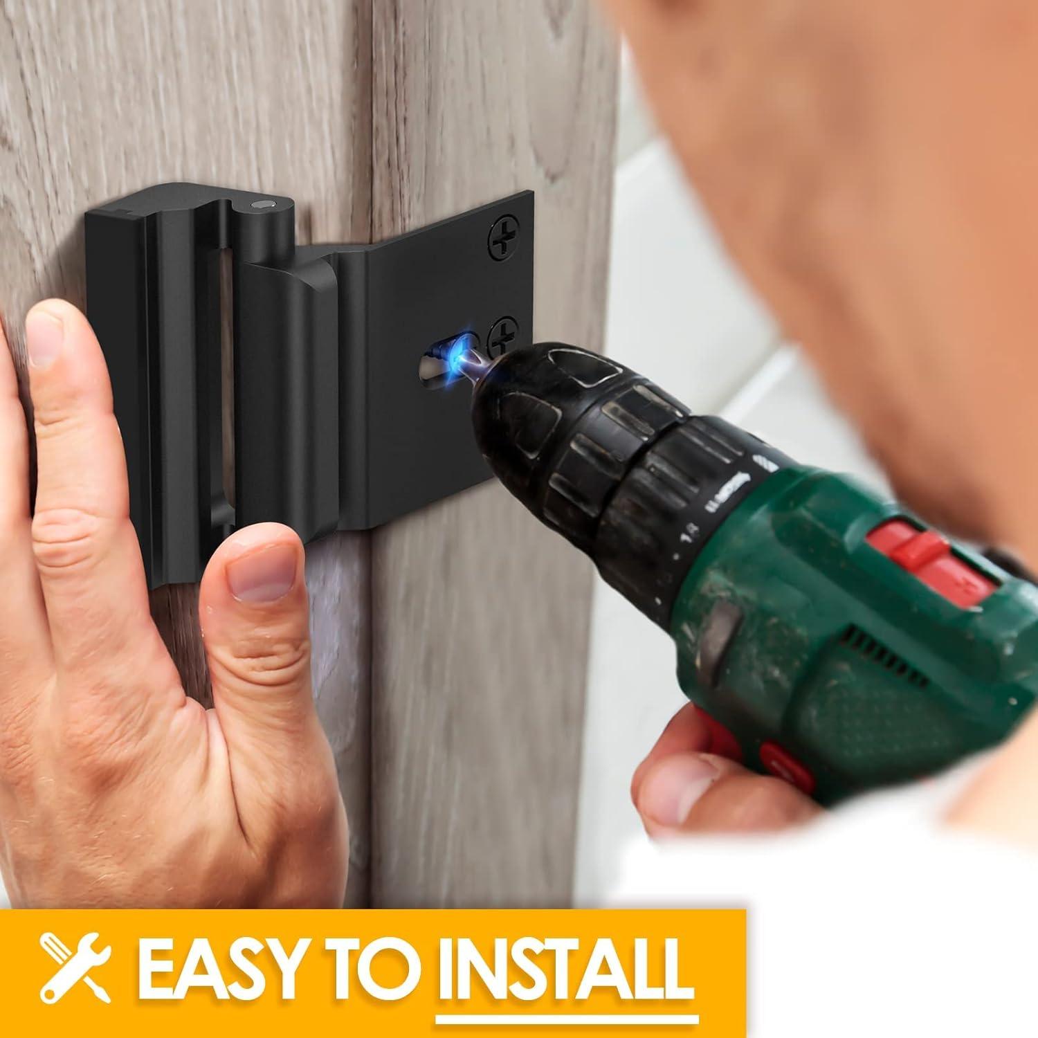 Cerradura de Refuerzo de Seguridad EverPlus para Puertas - Alta Seguridad a Prueba de Niños