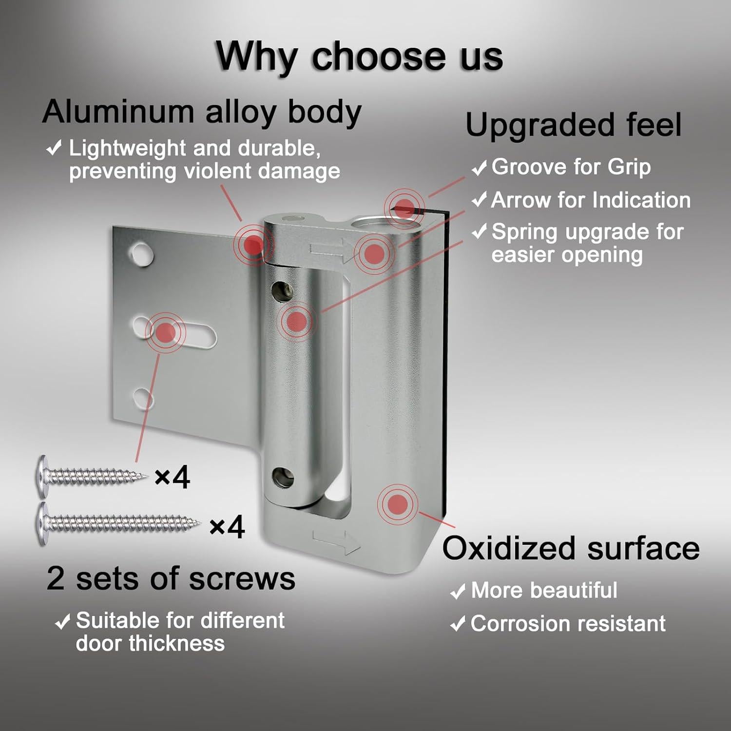 Cerraduras de Puerta de Seguridad Infantil Lexng - 2 Piezas