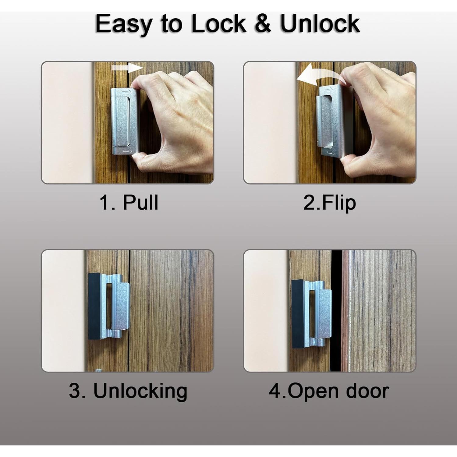 Cerraduras de Puerta de Seguridad Infantil Lexng - 2 Piezas