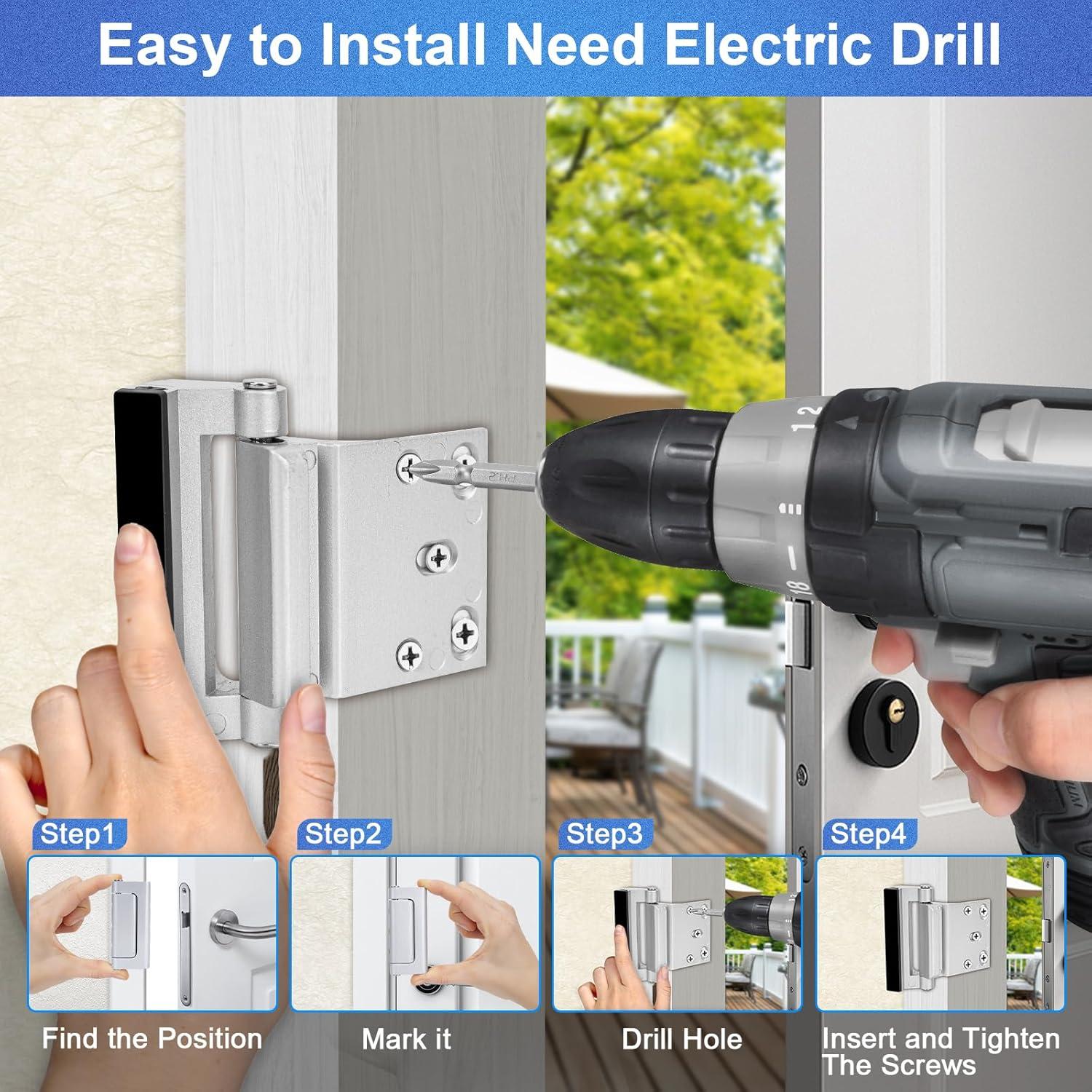 Cerradura de Seguridad EOEDEPAZ para Puertas - Pestillo 7.62 cm