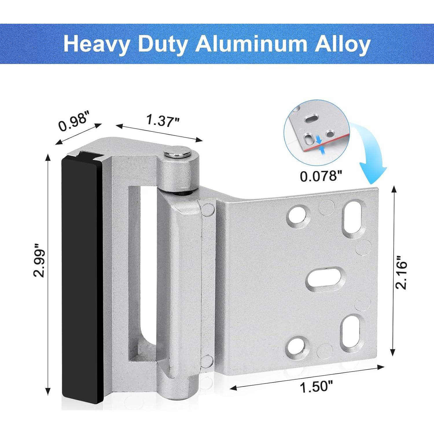 Cerradura de Seguridad EOEDEPAZ para Puertas - Pestillo 7.62 cm