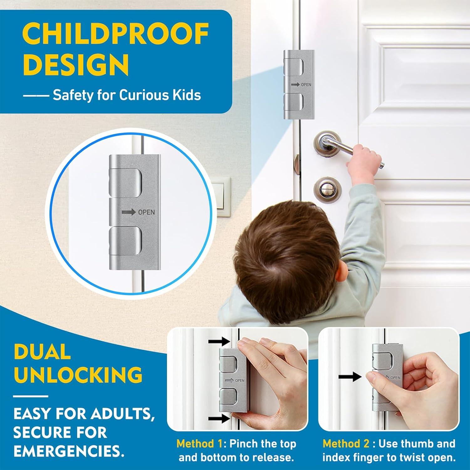 Cerradura de Refuerzo para Puerta Discount Parts 800 lbs