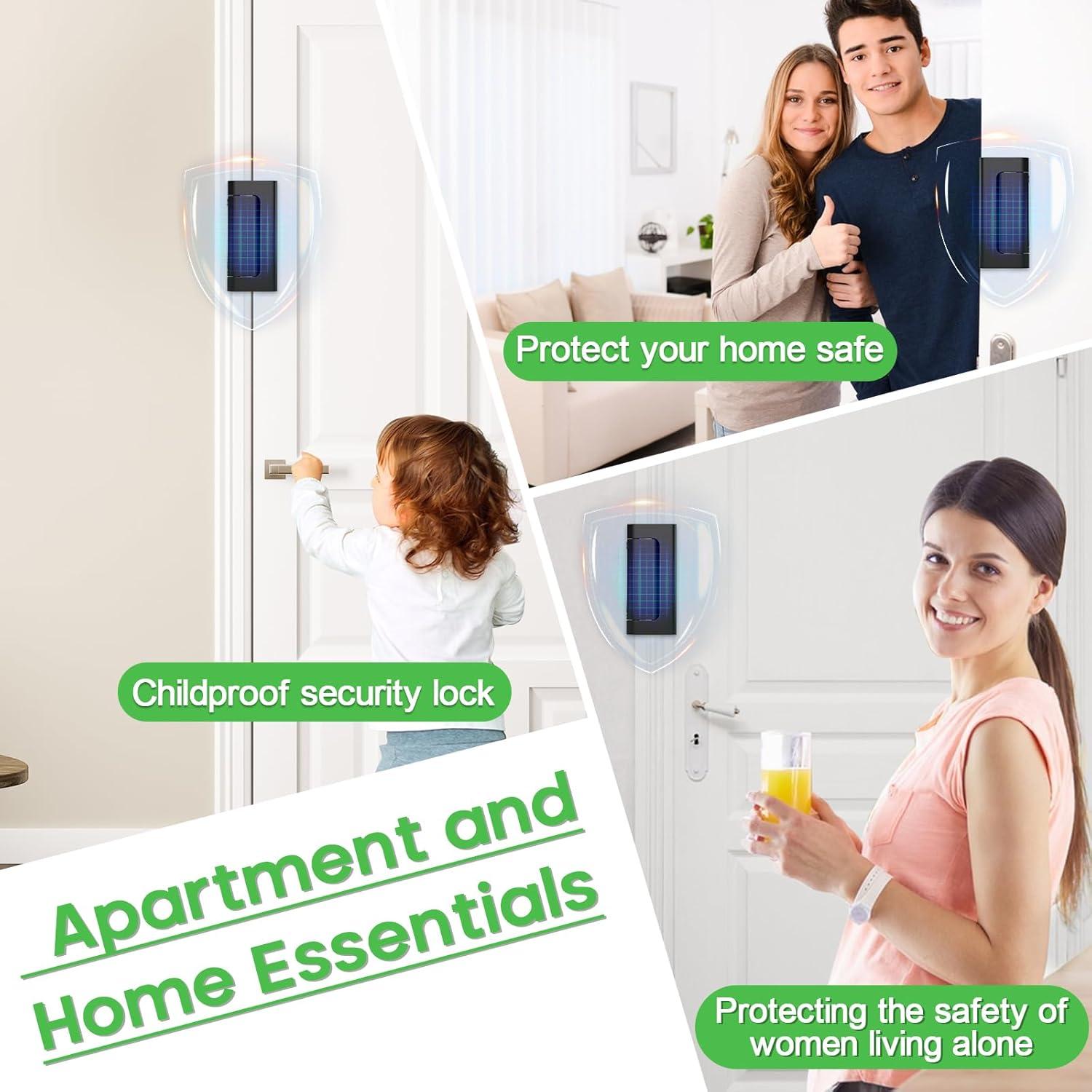 Cerradura de Seguridad Treasem 3" Negro Mate para Puerta