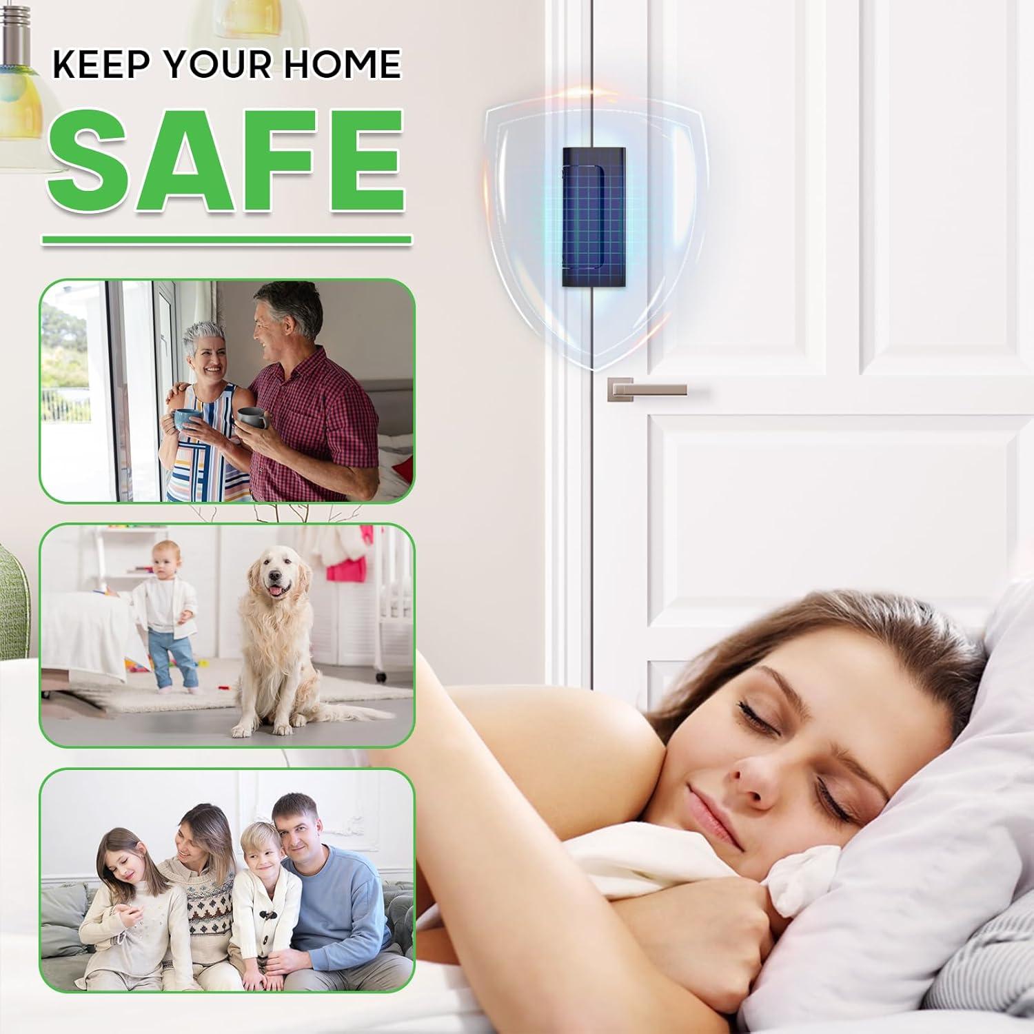 Cerradura de Seguridad Treasem 3" Negro Mate para Puerta