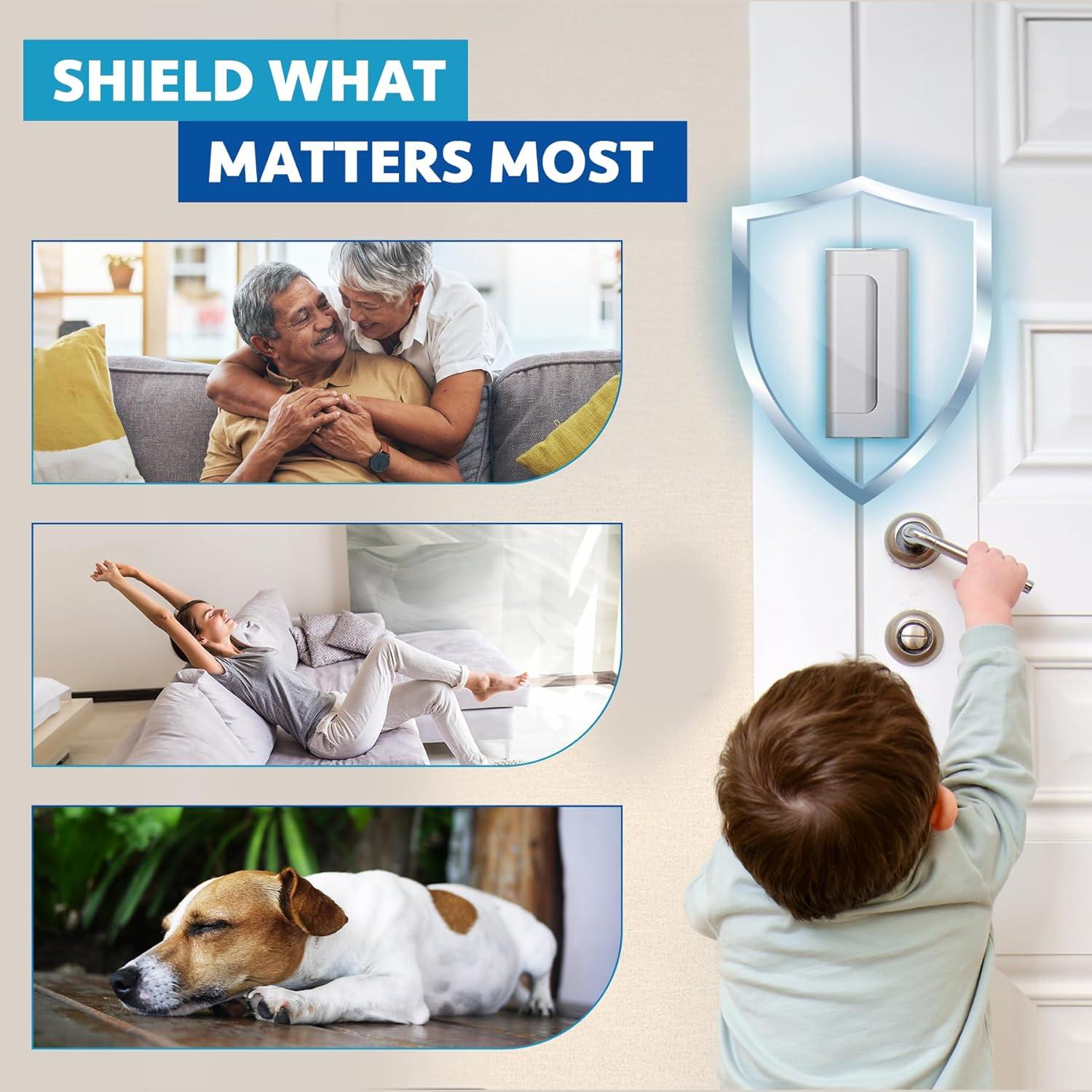 Cerradura de Seguridad Dwell+Good 2-Pack Níquel Satinado