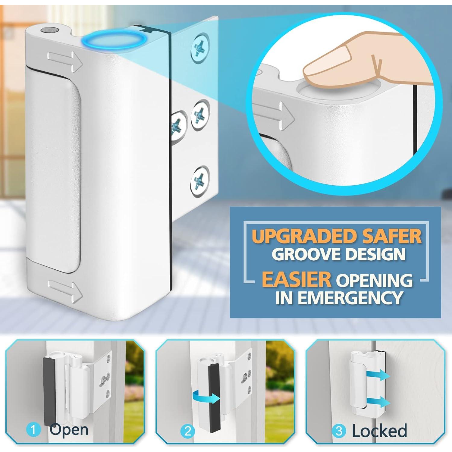 Cerradura de puerta WINONLY a prueba de niños 2 unidades