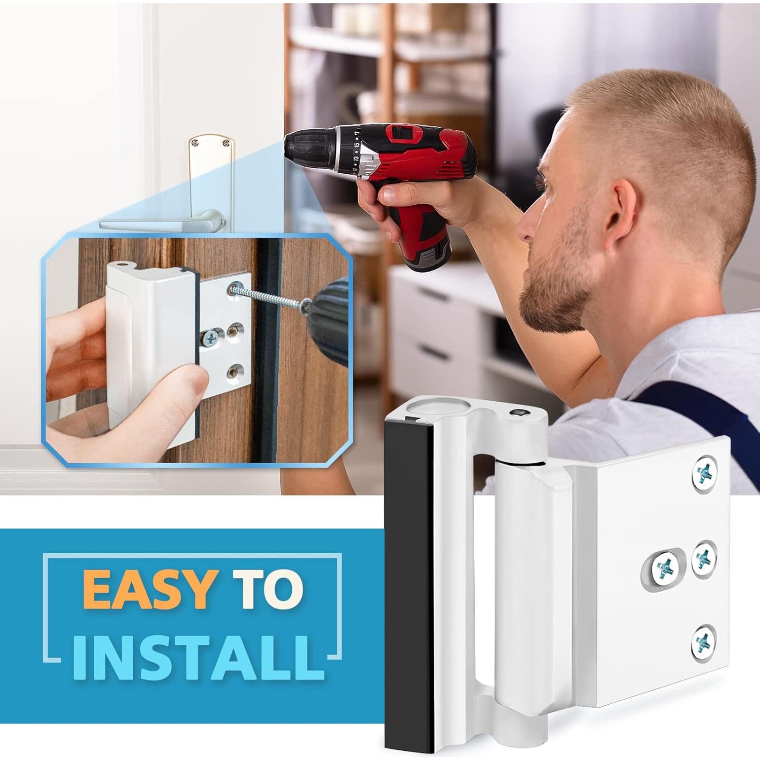 Cerradura de puerta WINONLY a prueba de niños 2 unidades