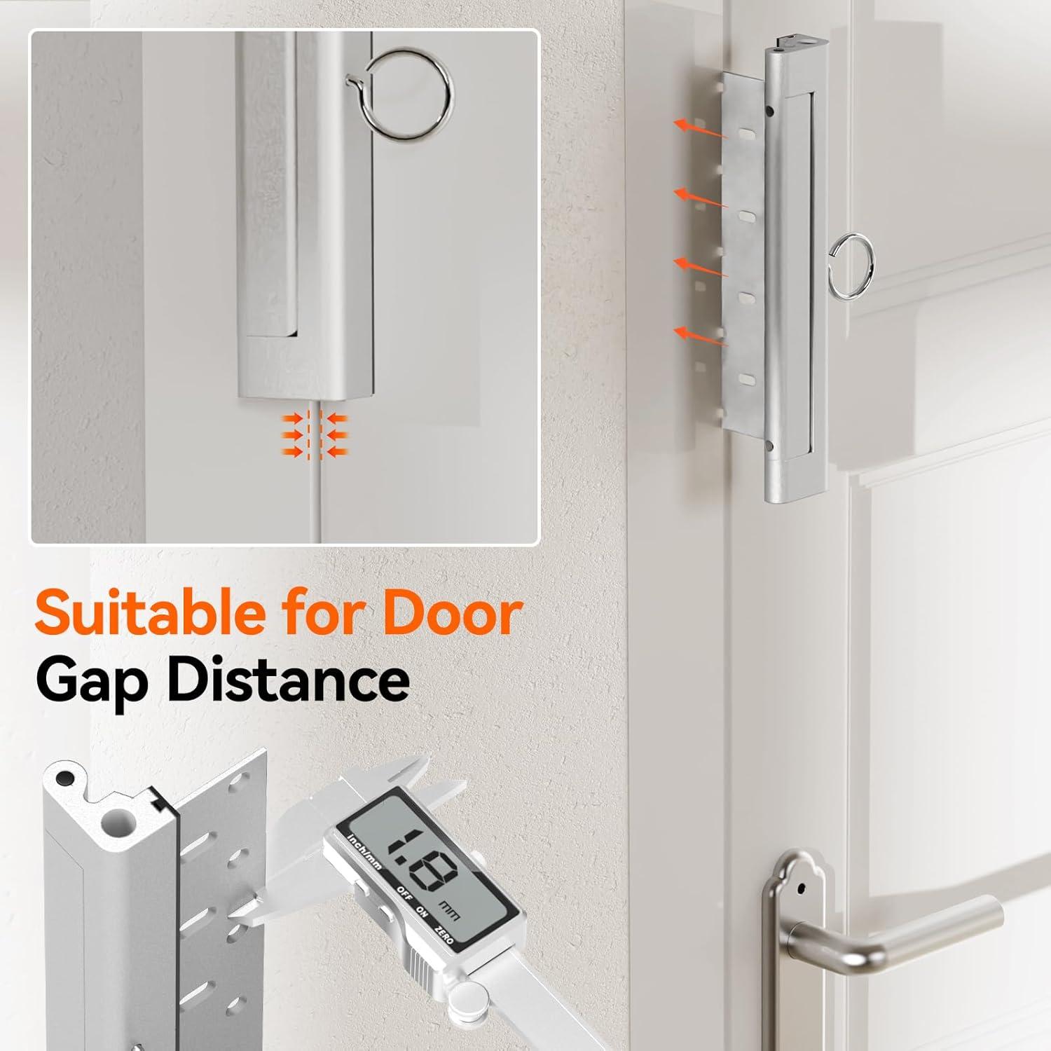 Cerradura de Refuerzo Tonitrui DL8 Plata 20 cm Seguridad