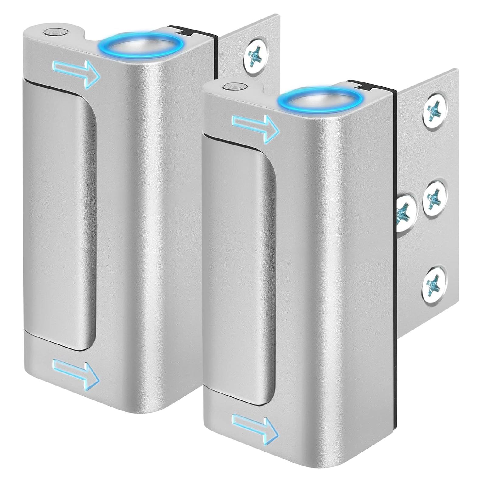 Cerradura de Seguridad HIGHEVE para Puertas Interiores Plata