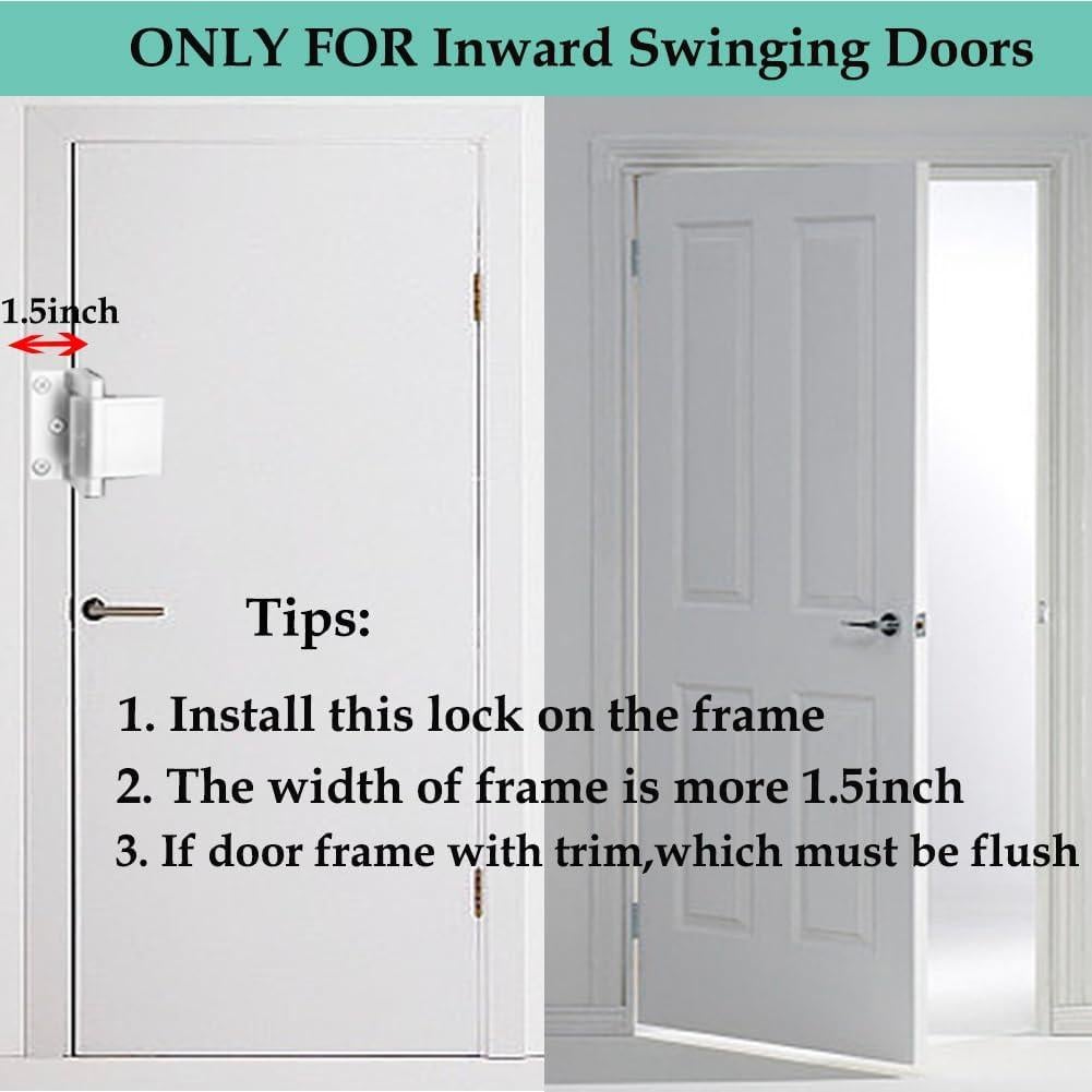 Cerradura de Seguridad BaoWei 2 Pack Privacidad Niños