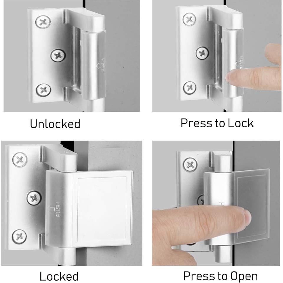 Cerradura de Seguridad BaoWei 2 Pack Privacidad Niños