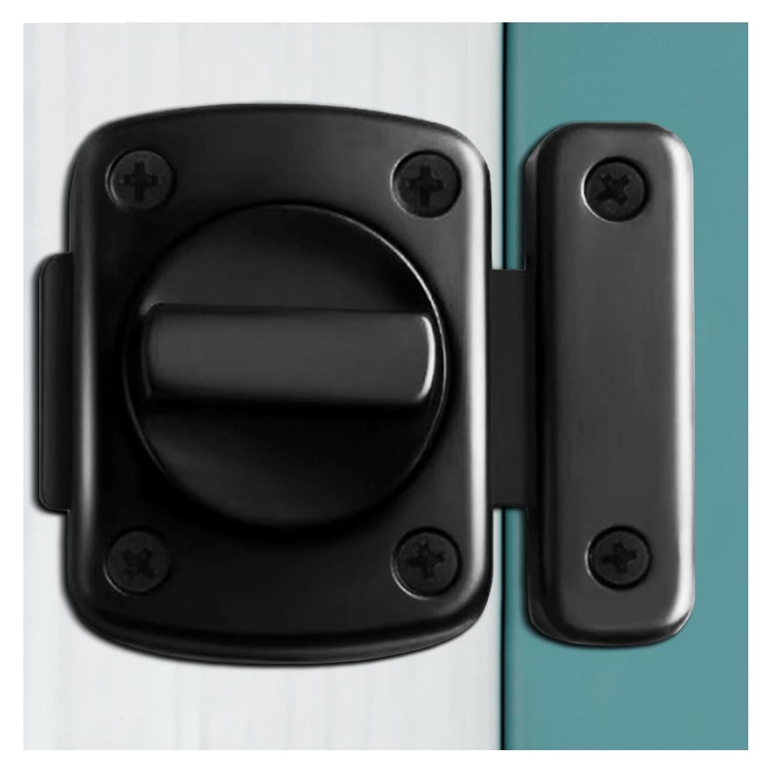 Cerradura de Refuerzo Interior ANTEISI Negra 180°