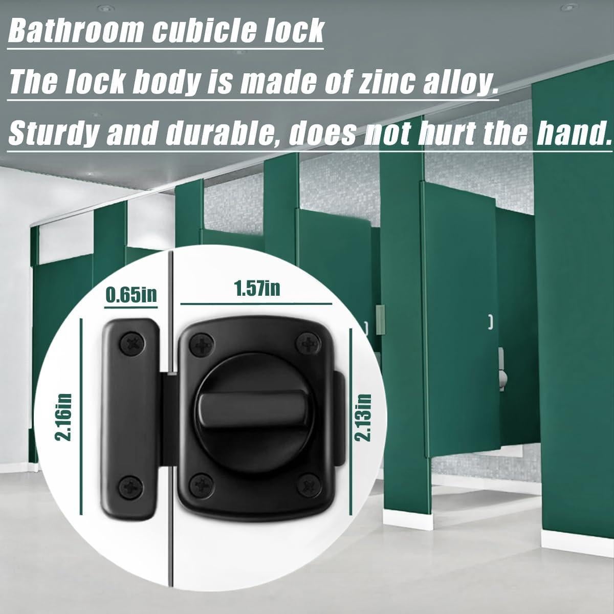 Cerradura de Refuerzo Interior ANTEISI Negra 180°