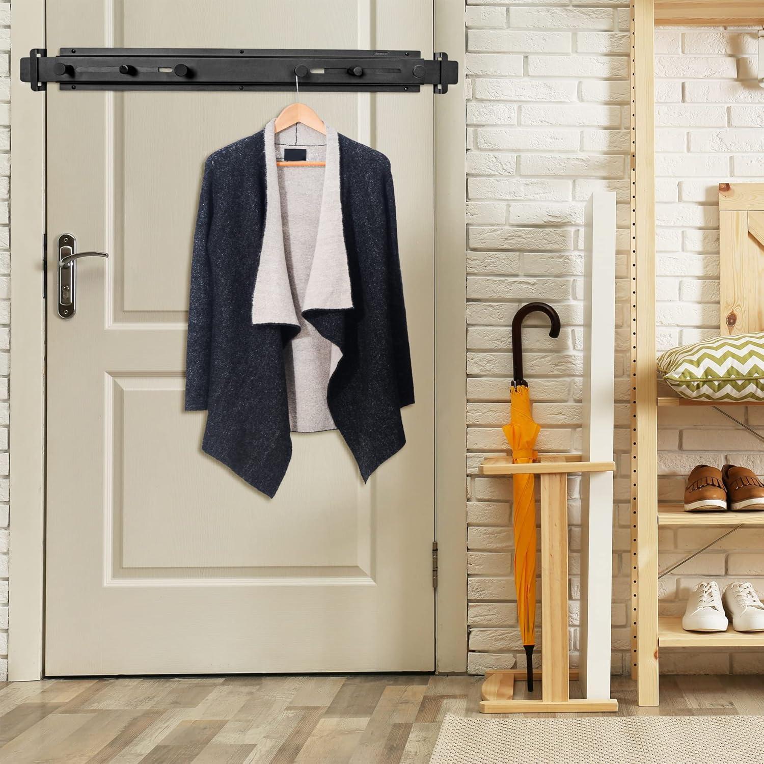 Barra de Seguridad para Puertas Sihnman 66-94 cm Acero Negro