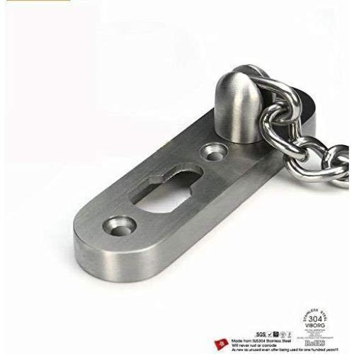 Cerradura de cadena V-CORME EK-07 acero inoxidable 3mm
