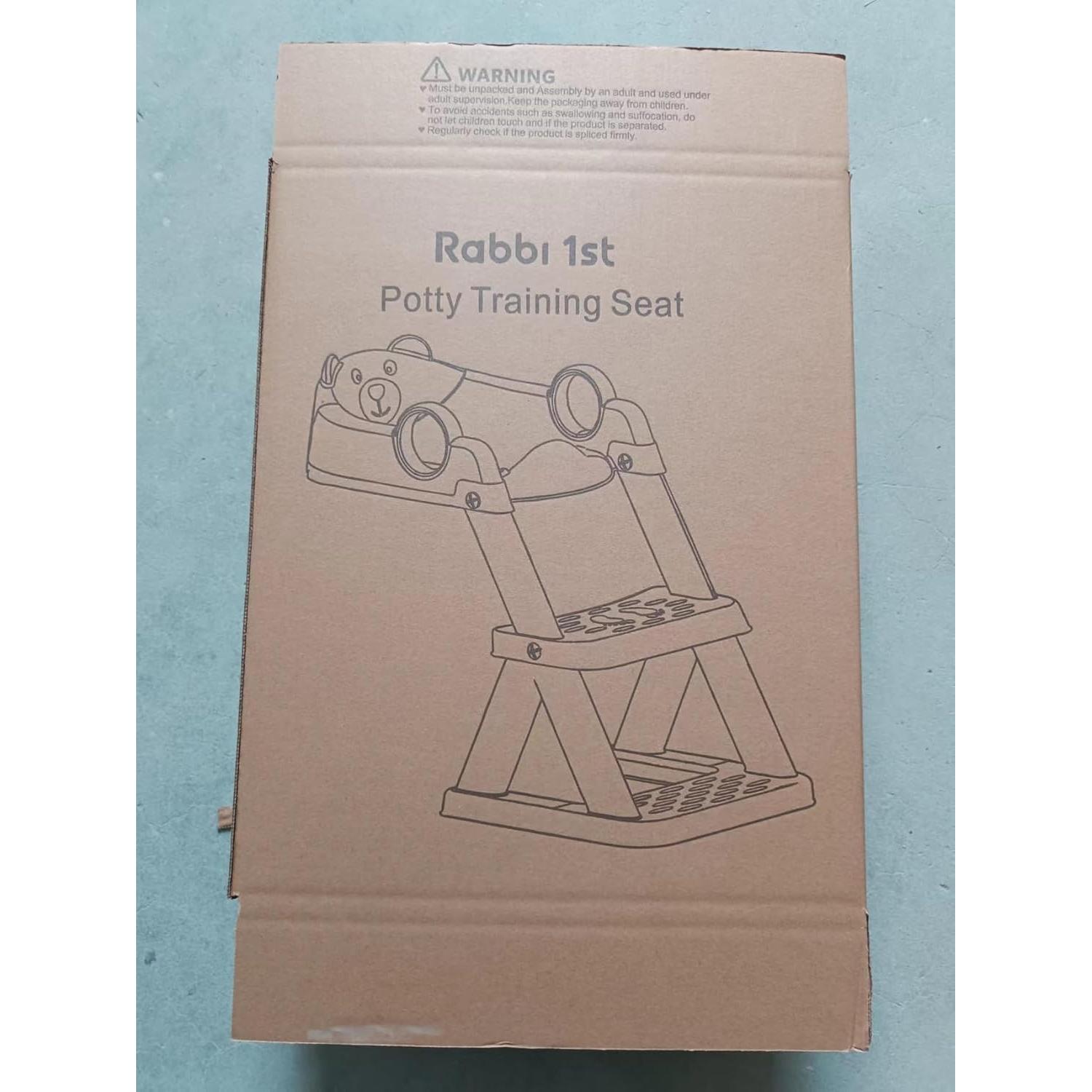 Asiento de Entrenamiento para Baño RABB 1ST Gris 2 en 1