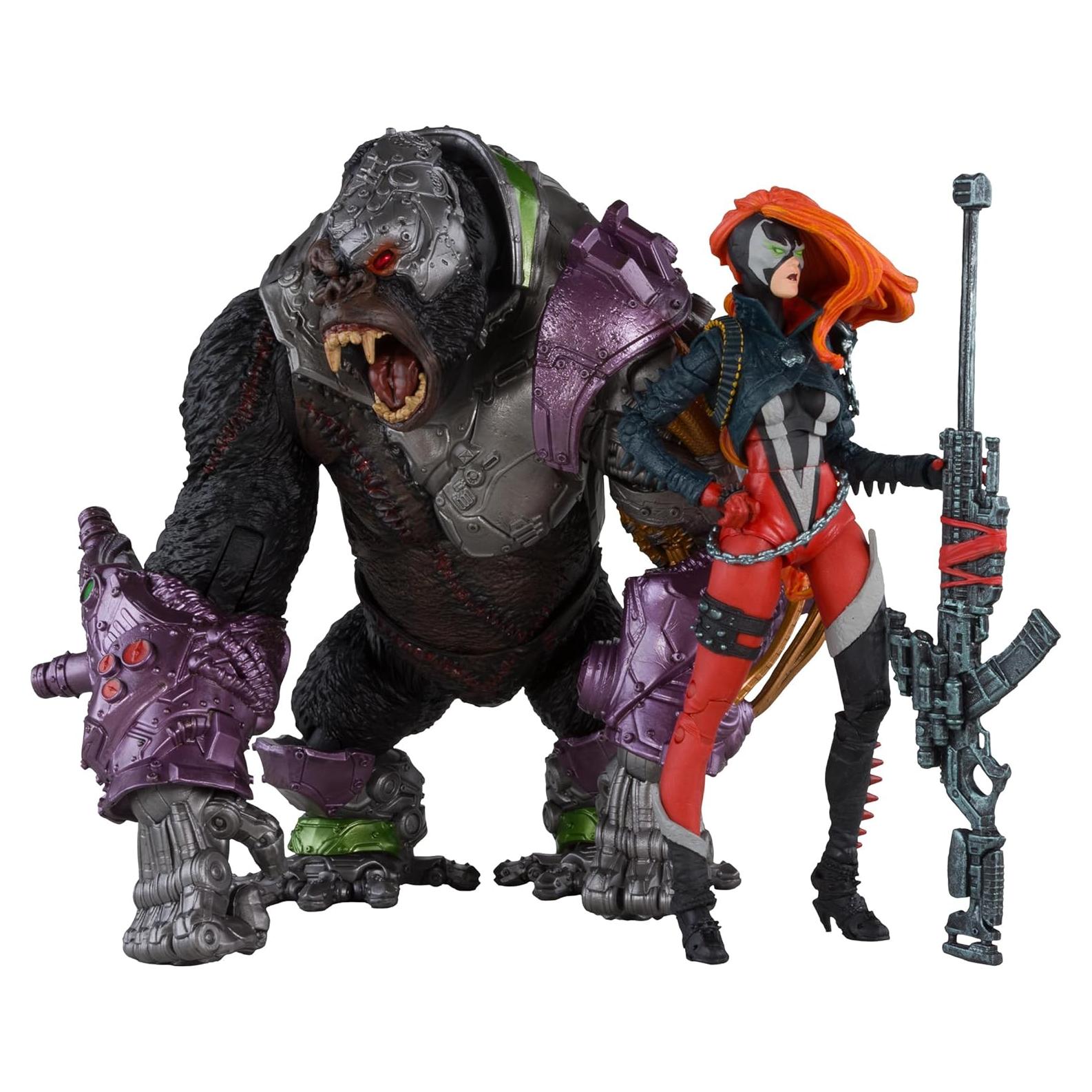 Figuras de Acción McFarlane Toys She-Spawn y Cygor 17,78 cm