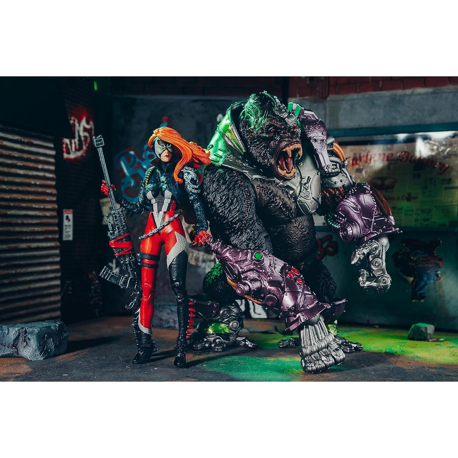 Figuras de Acción McFarlane Toys She-Spawn y Cygor 17,78 cm