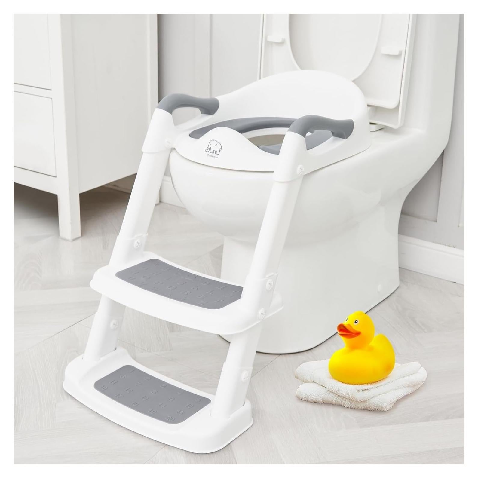 Asiento de Entrenamiento para Baño Forbena Plegable Antideslizante