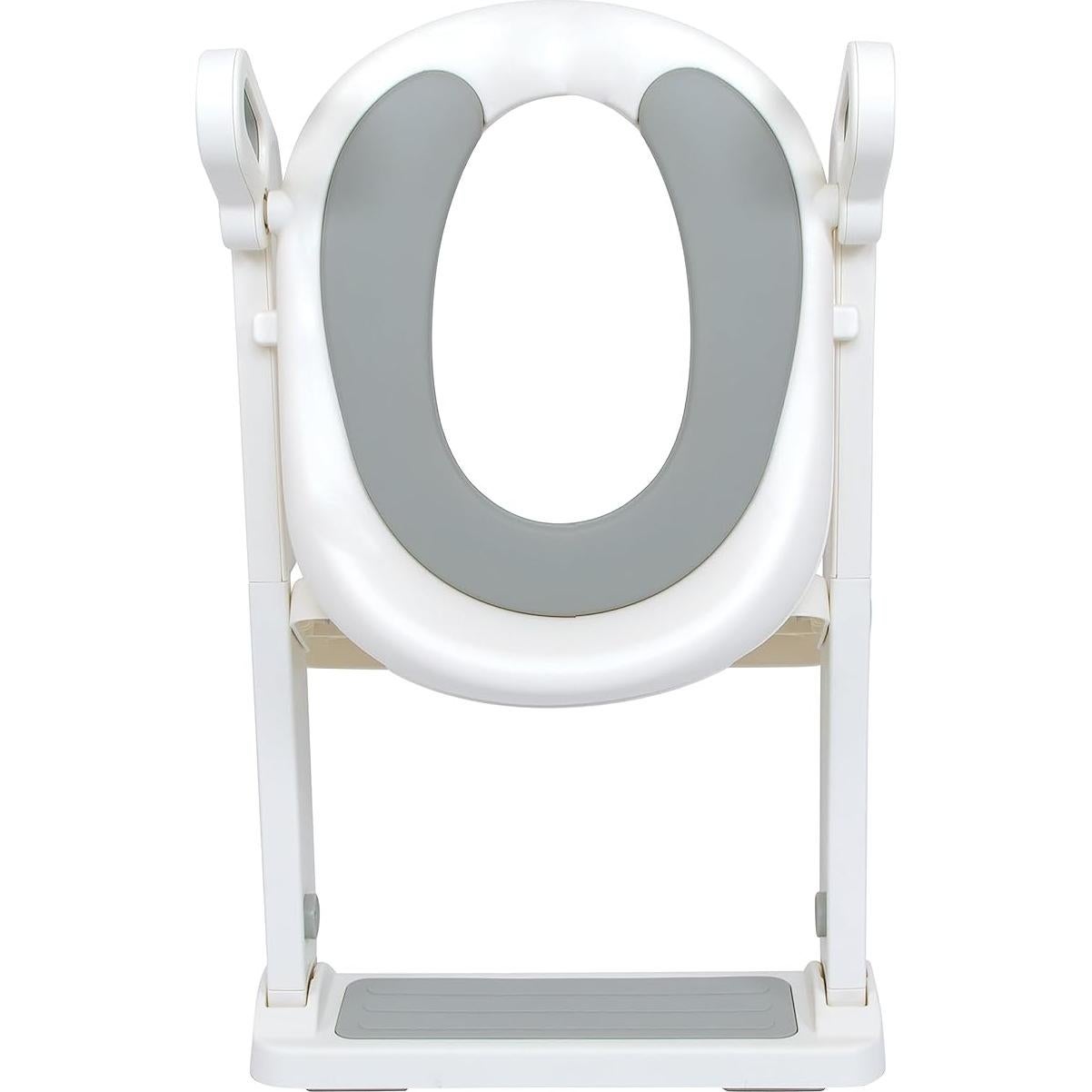 Asiento de inodoro con escalera Nuby gris 18+ meses