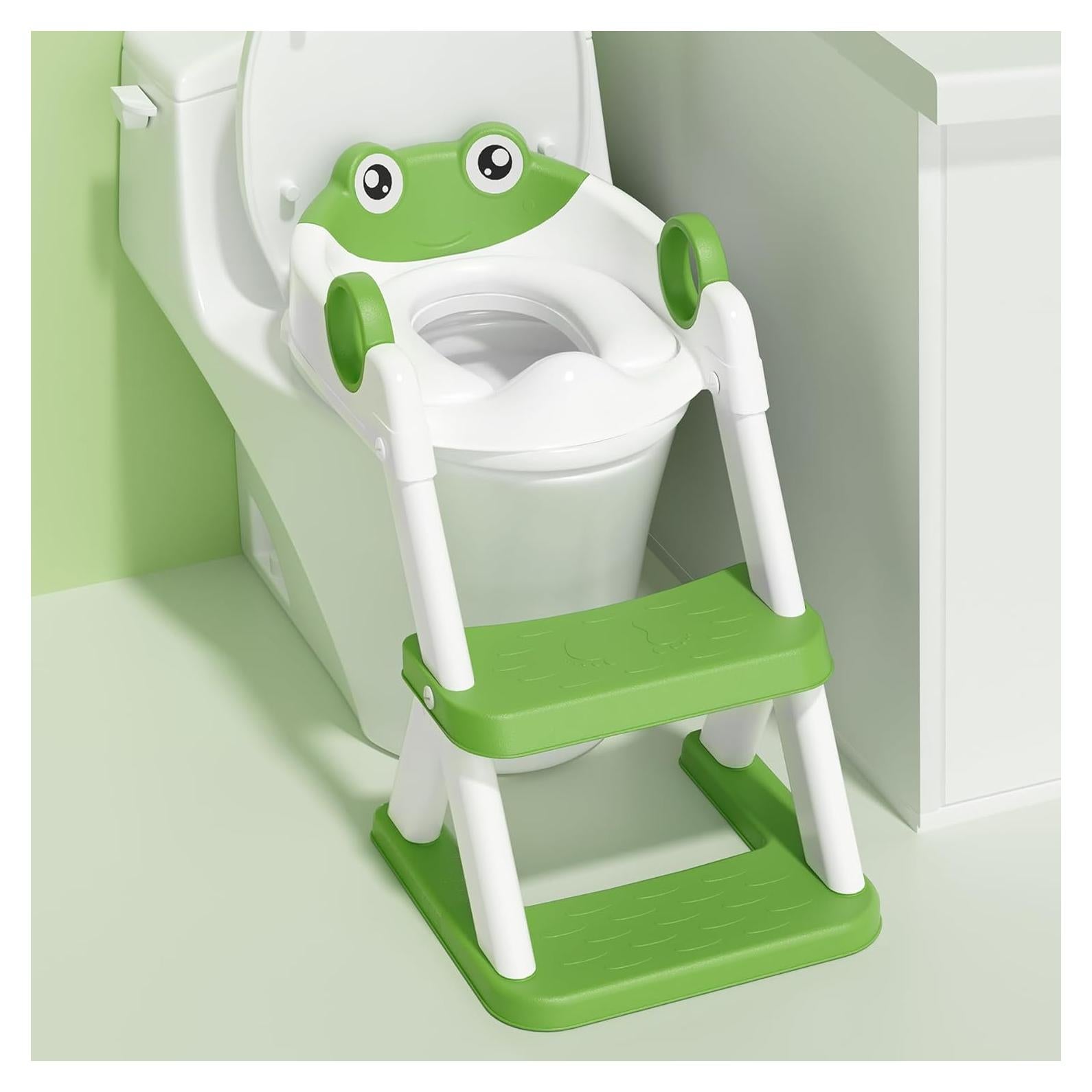 Asiento de Entrenamiento para Baño RABB 1ST Verde 2 en 1
