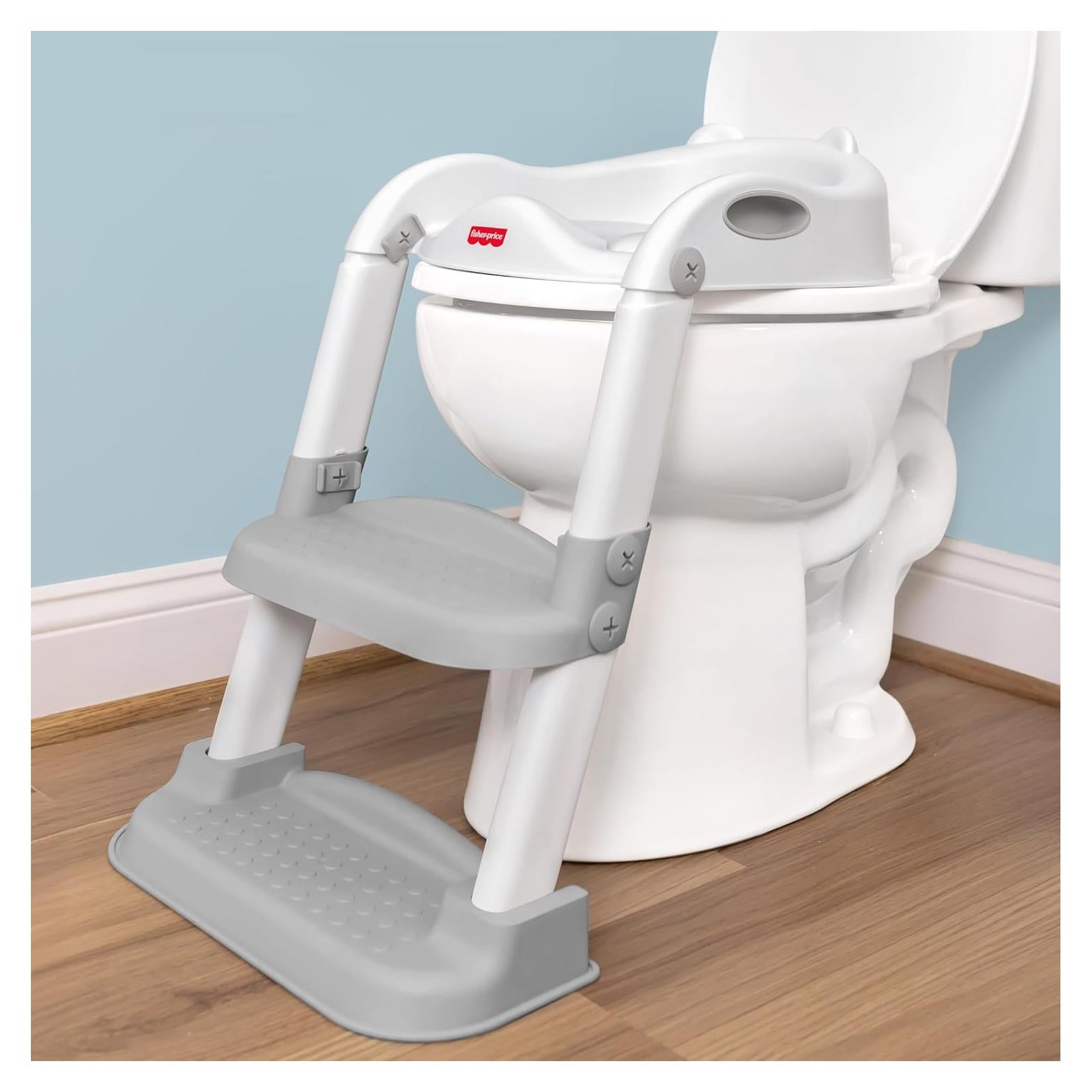 Asiento de Entrenamiento Fisher-Price Step Up 2 en 1 Blanco