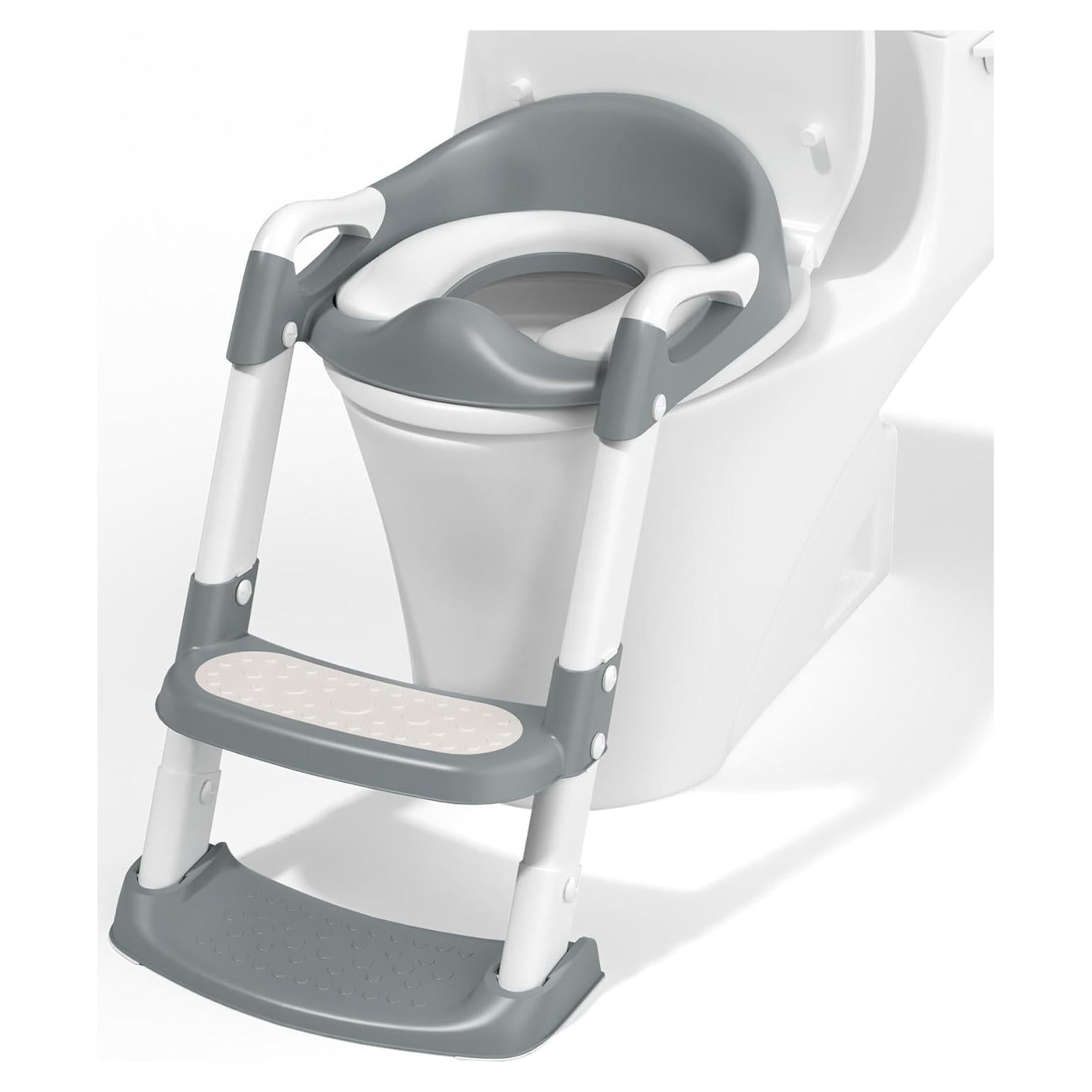 Asiento de Entrenamiento para Baño COOSEYA Gris Plegable