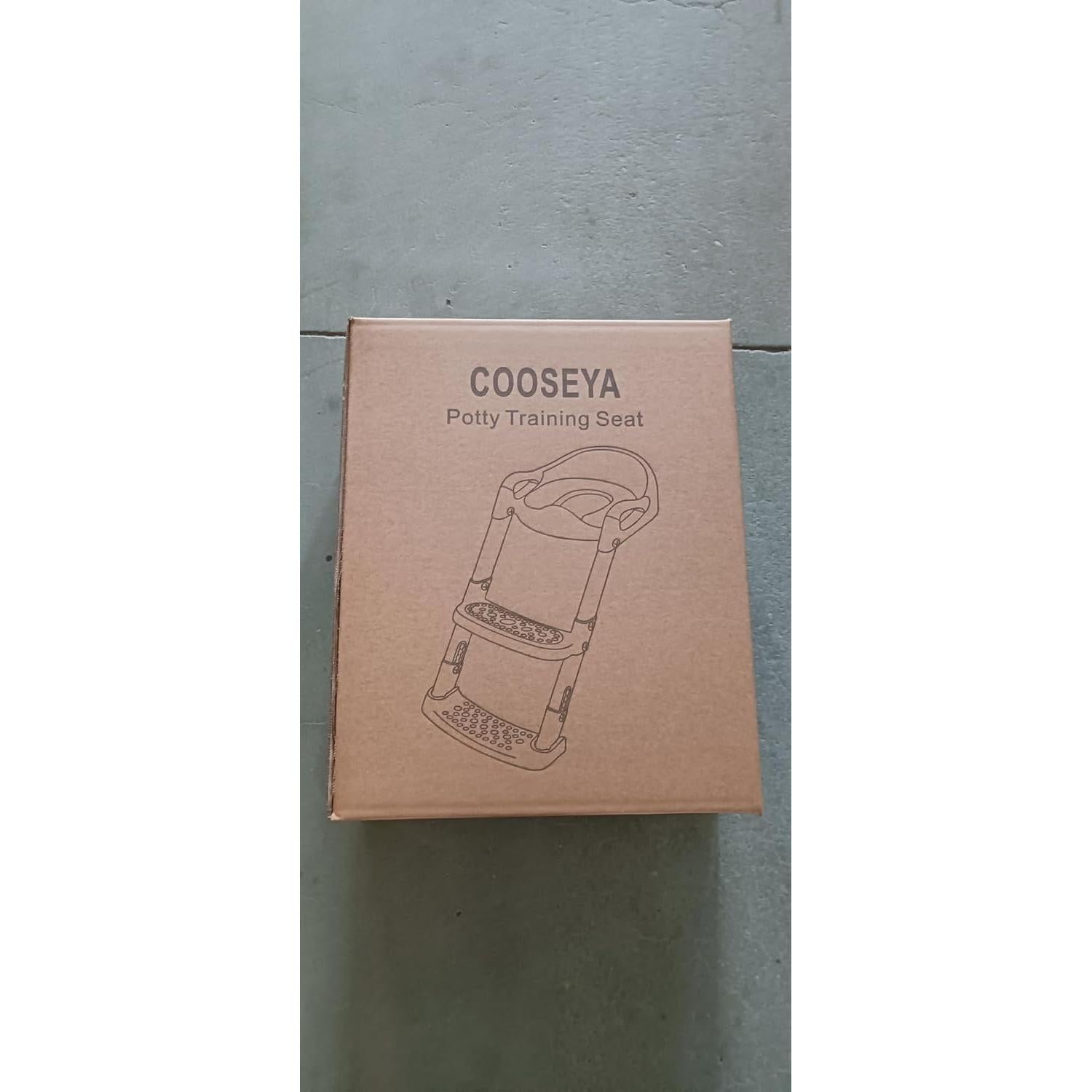 Asiento de Entrenamiento para Baño COOSEYA Gris Plegable