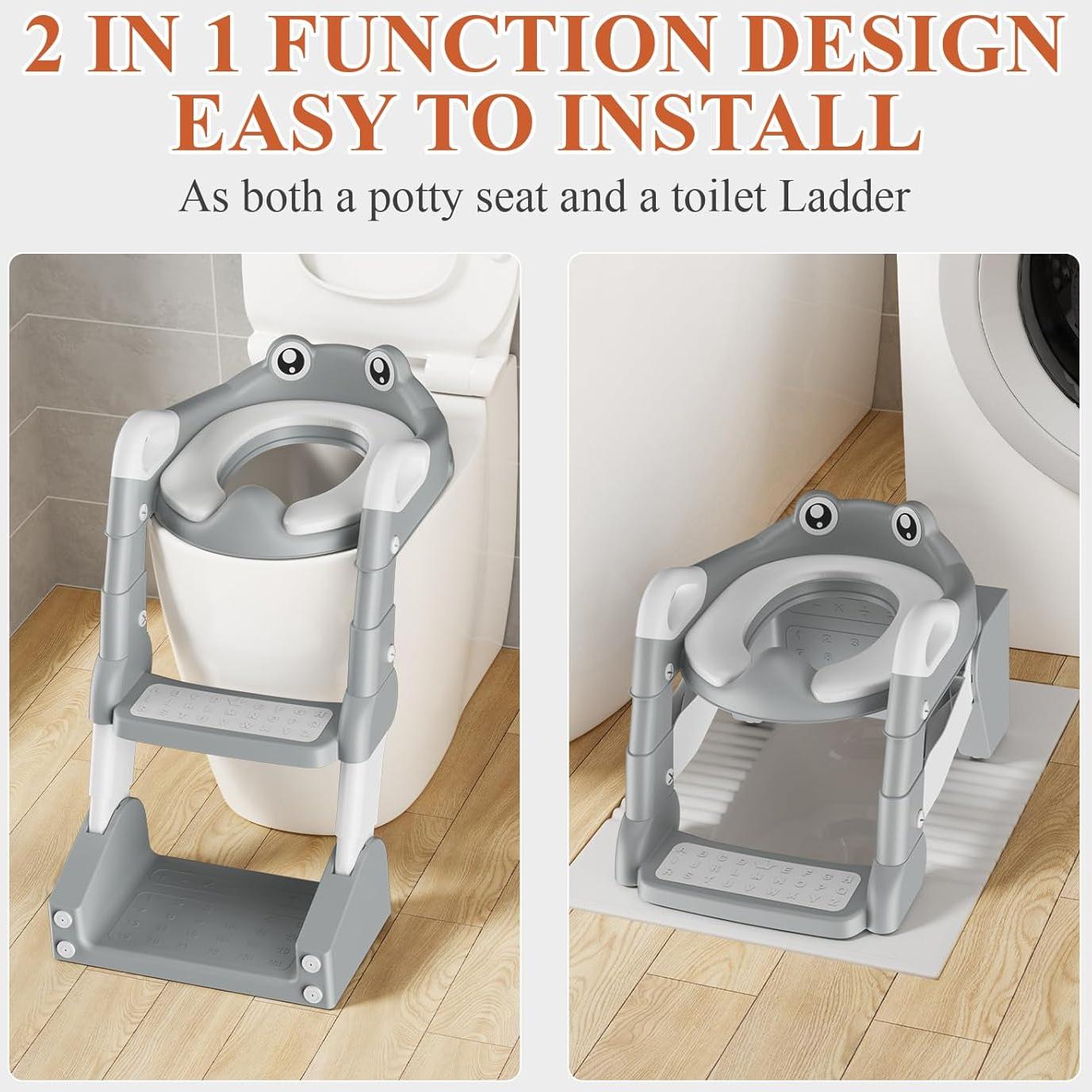 Asiento de Entrenamiento TuckInn MTT-04 Gris para Baño