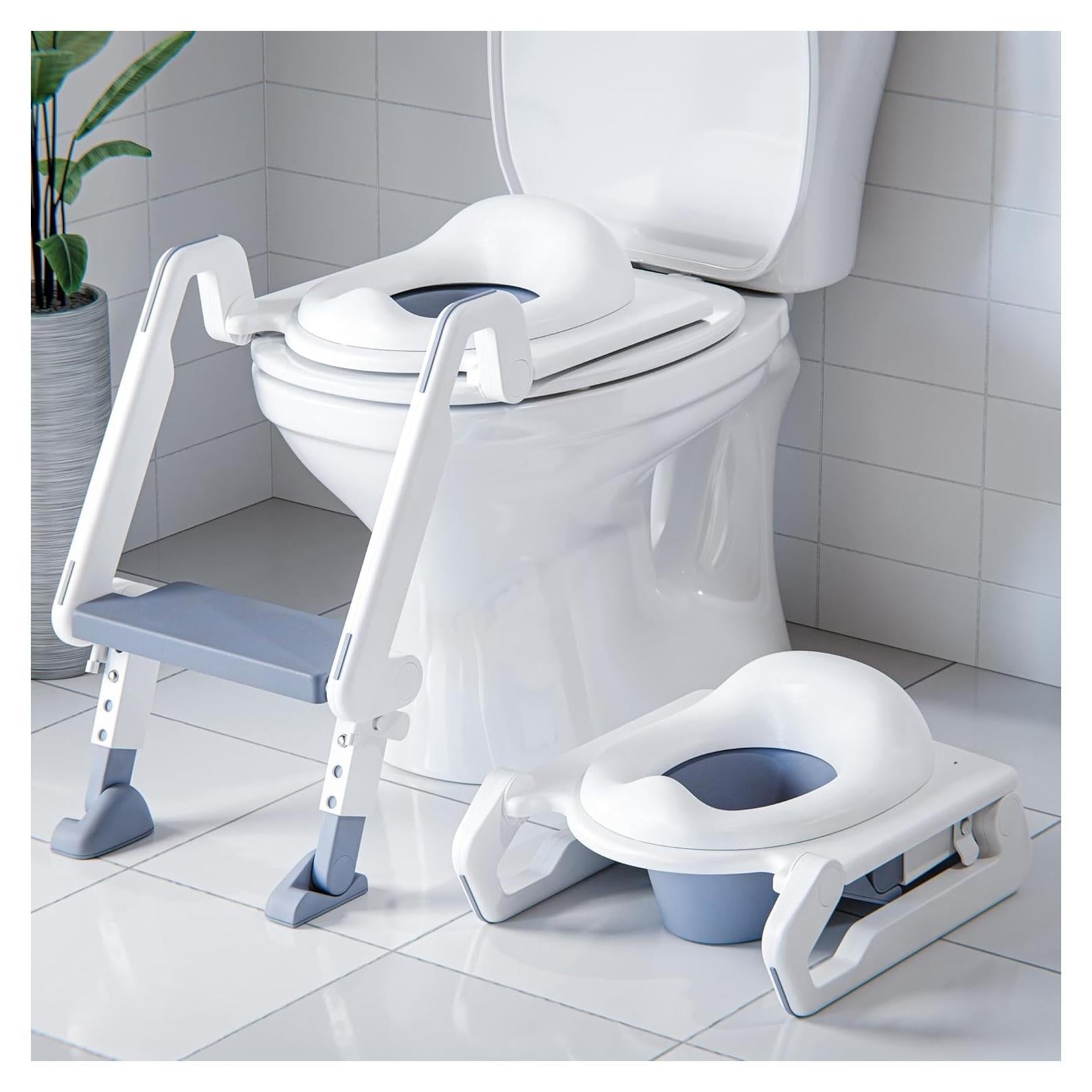 Asiento de Entrenamiento para Baño LittleHippo 3-en-1 Ajustable