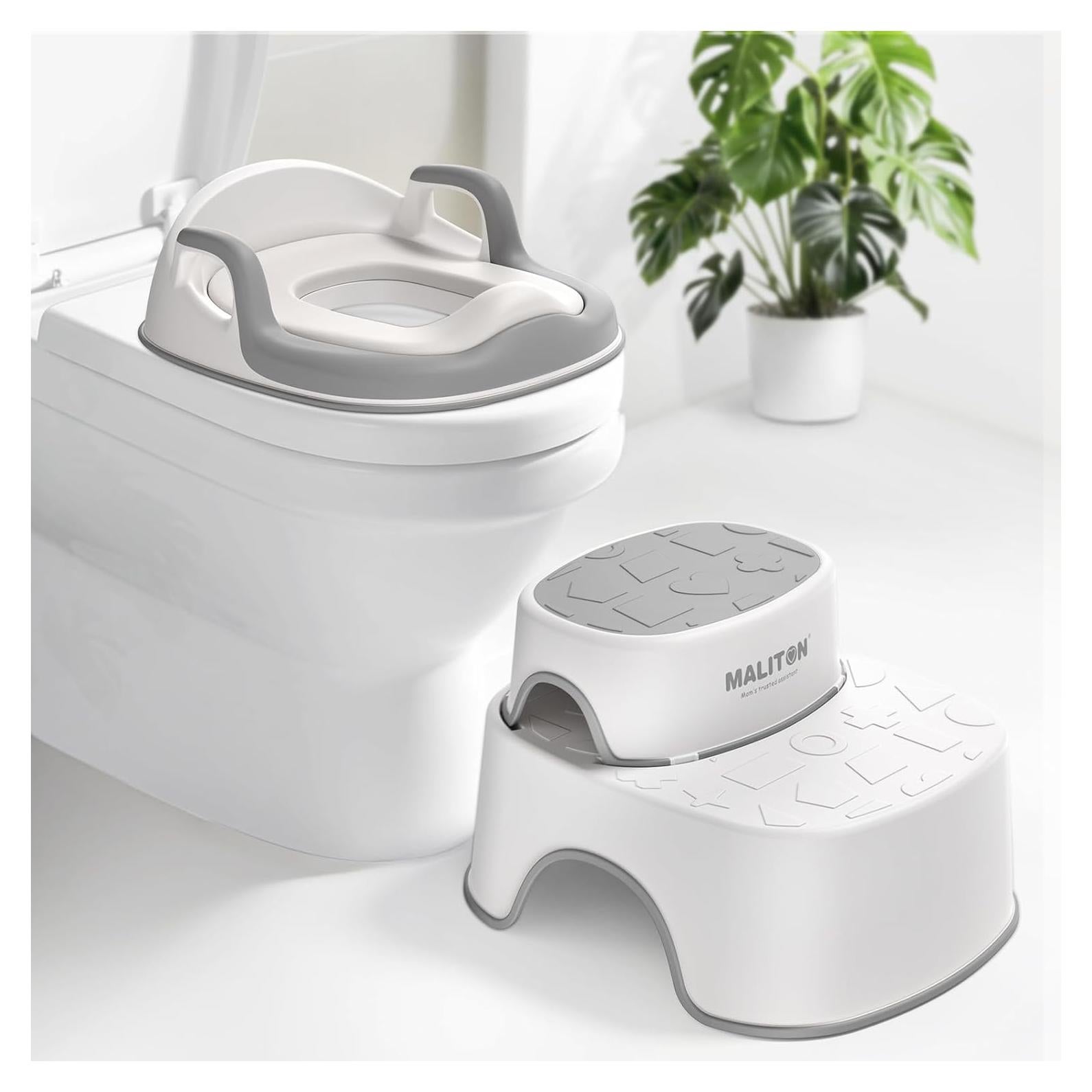 Asiento de Entrenamiento para Inodoro Maliton con Escalón