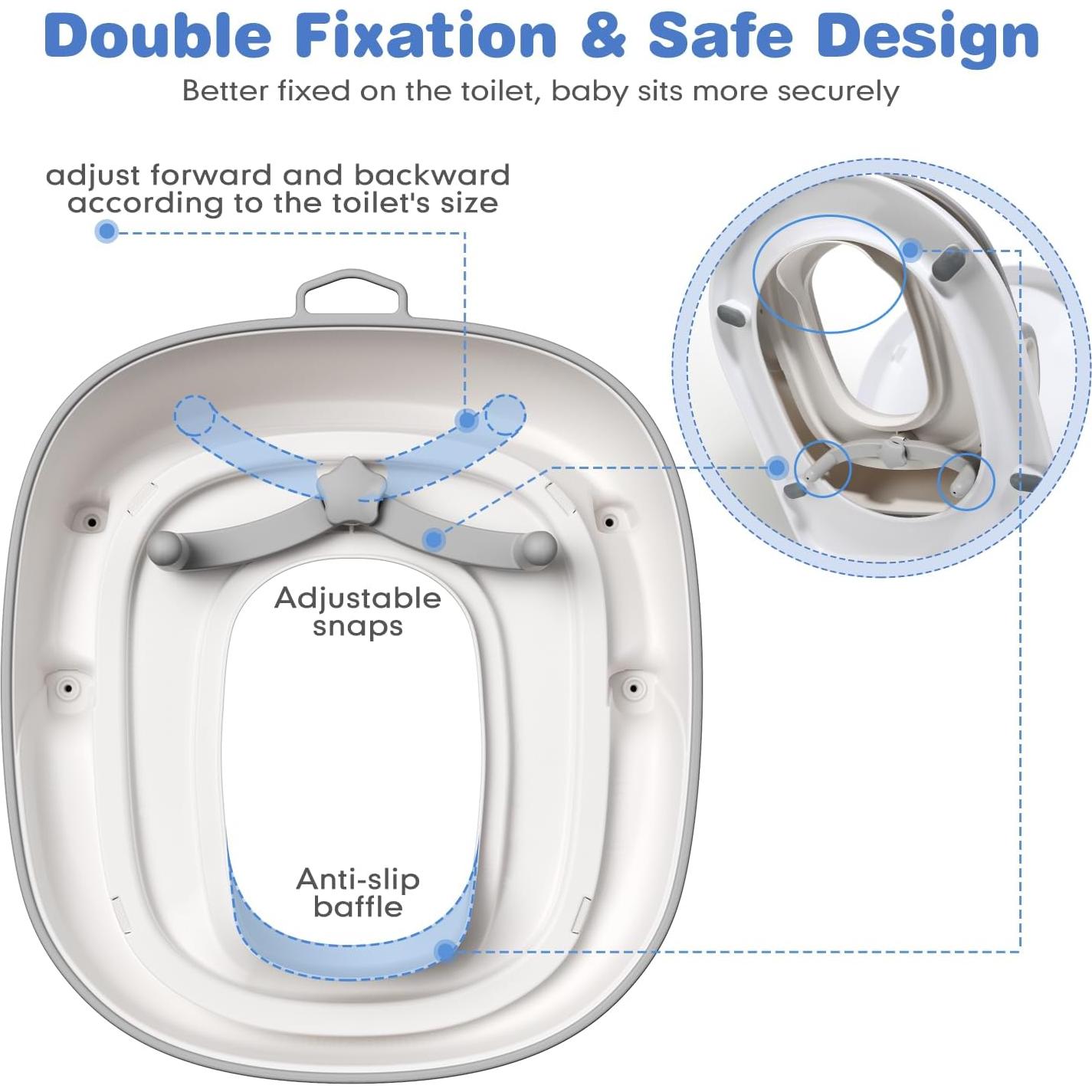 Asiento de Entrenamiento para Inodoro Maliton con Escalón