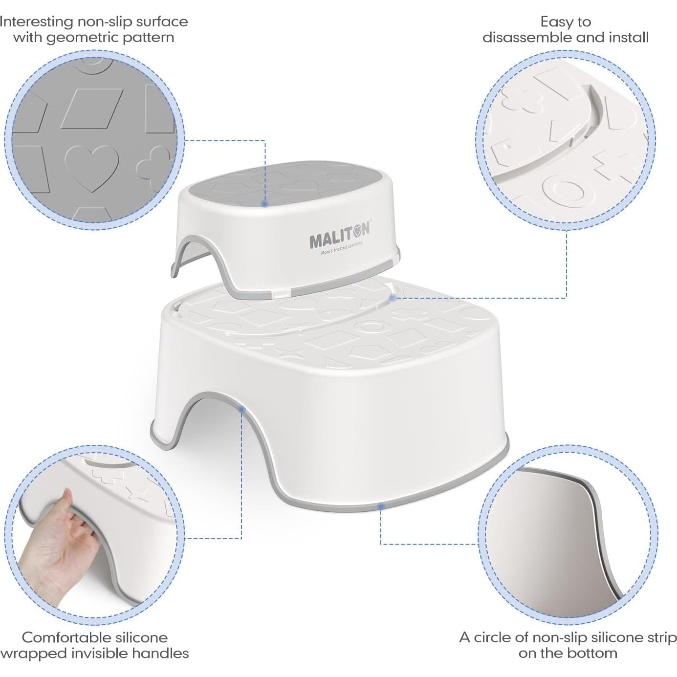 Asiento de Entrenamiento para Inodoro Maliton con Escalón