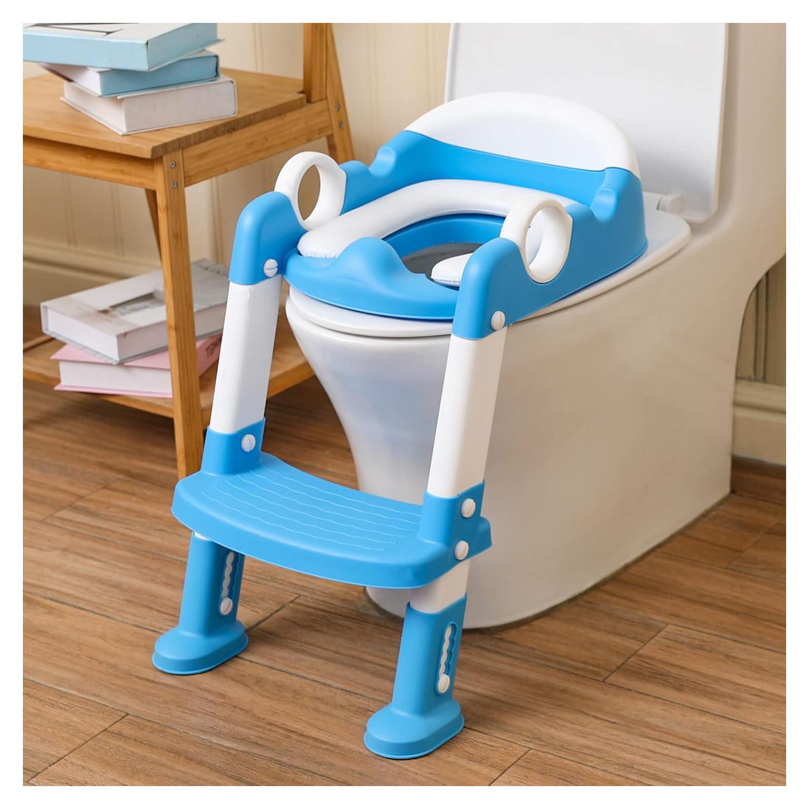 Asiento de Entrenamiento para Baño Wiifo Azul Ajustable