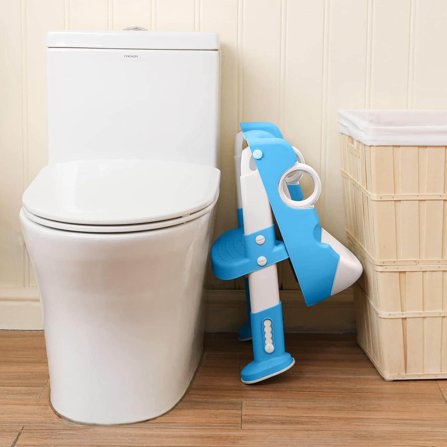 Asiento de Entrenamiento para Baño Wiifo Azul Ajustable