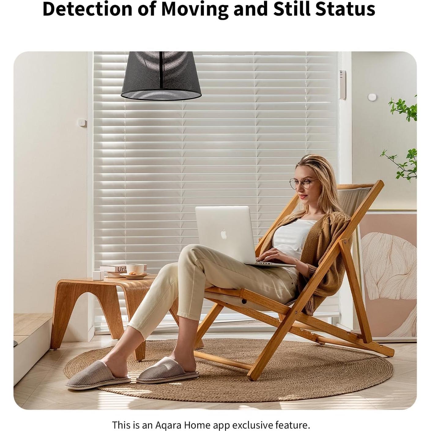 Sensor de Presencia Aqara FP1E mmWave 6m AI HomeKit Alexa