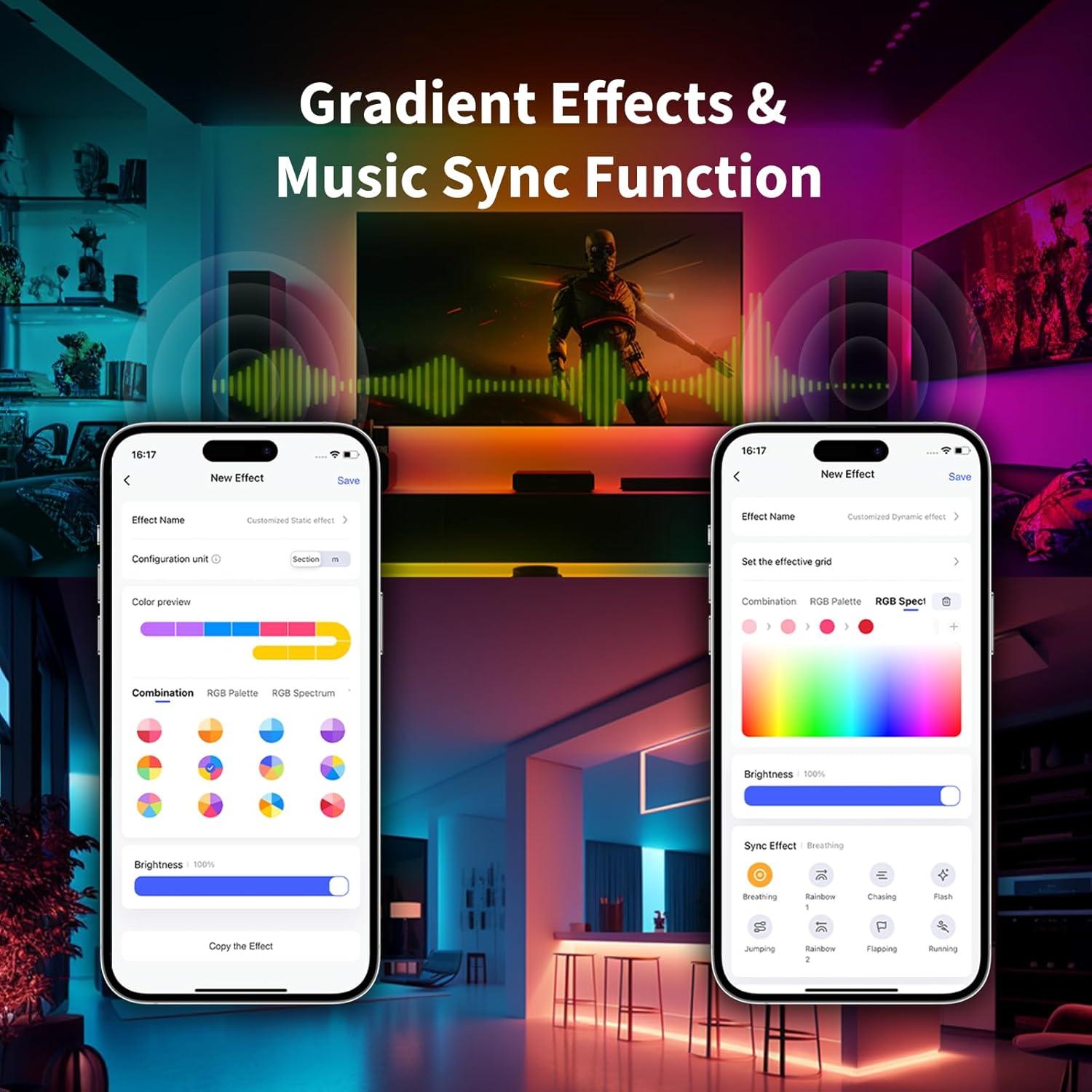 Tira LED Aqara T1 RGB+IC 1.98m Zigbee 3.0 Compatible con Matter