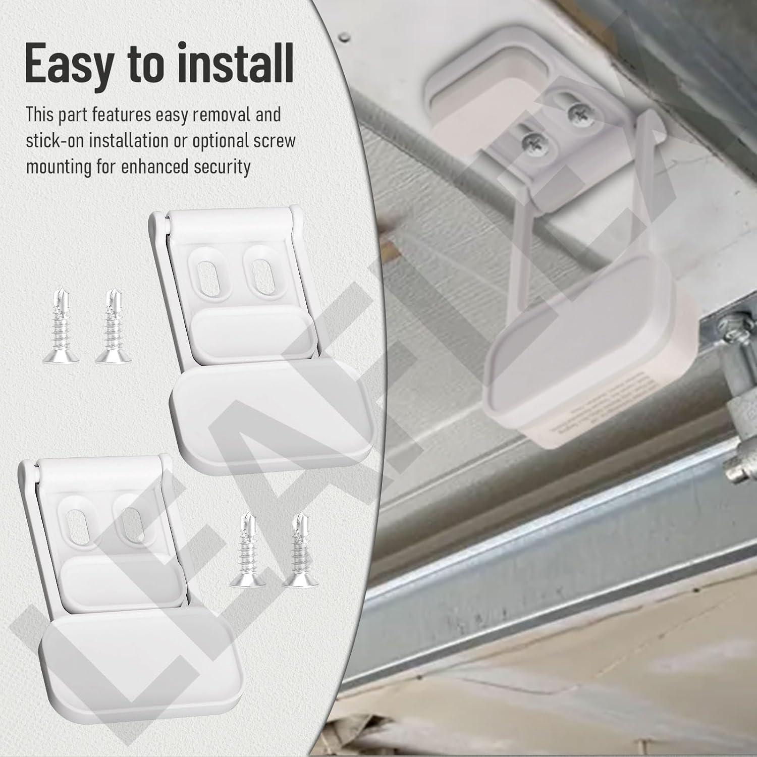 Soporte de Puerta de Garaje LEAFLEX para Sensores Aqara T1 - 2 Pcs