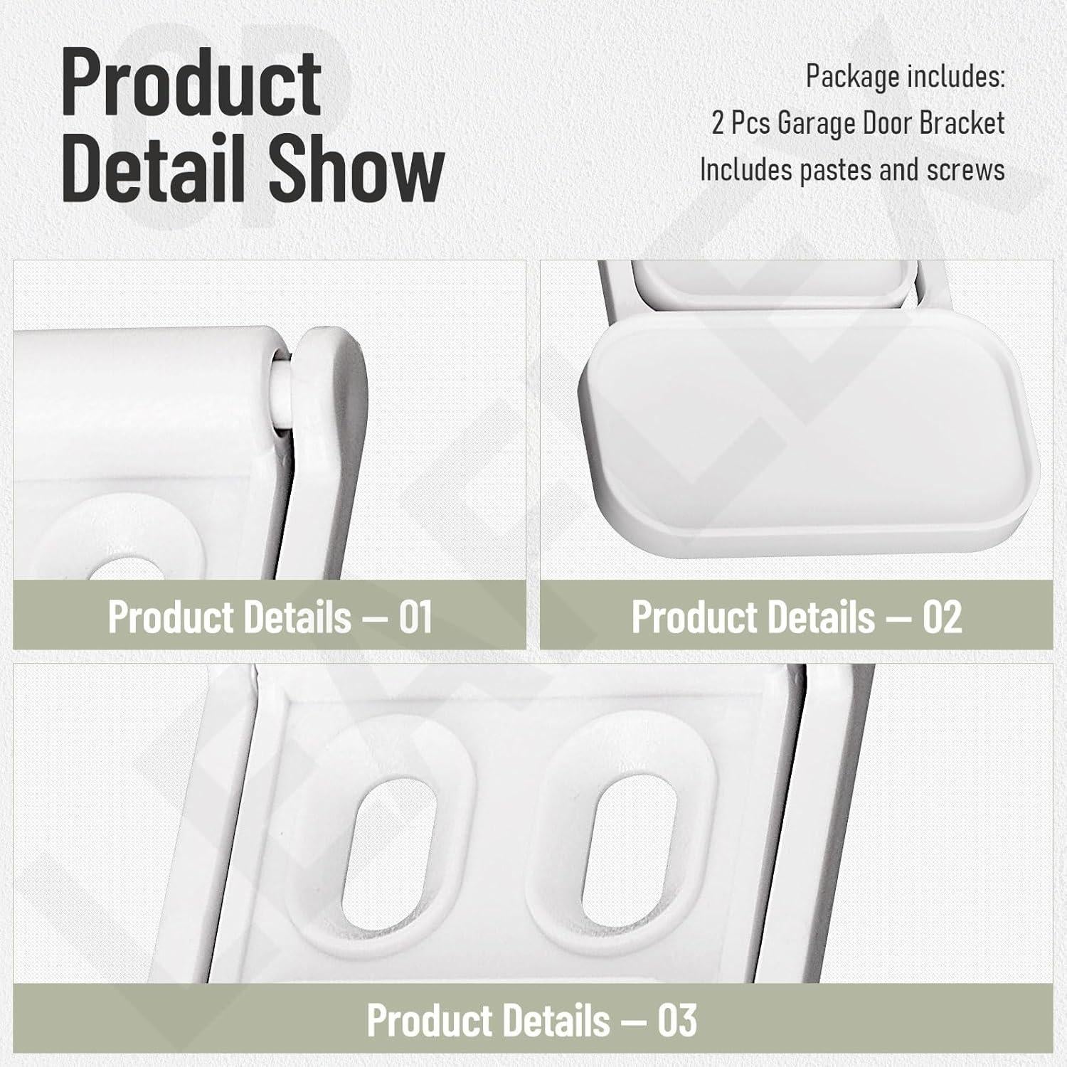 Soporte de Puerta de Garaje LEAFLEX para Sensores Aqara T1 - 2 Pcs