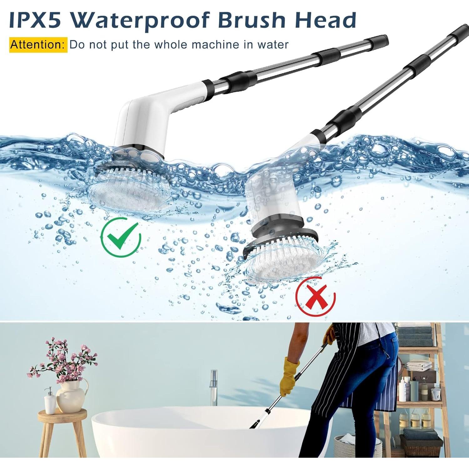 Cepillo de limpieza eléctrico Bomves ANS-8050 90 min 8 cabezales