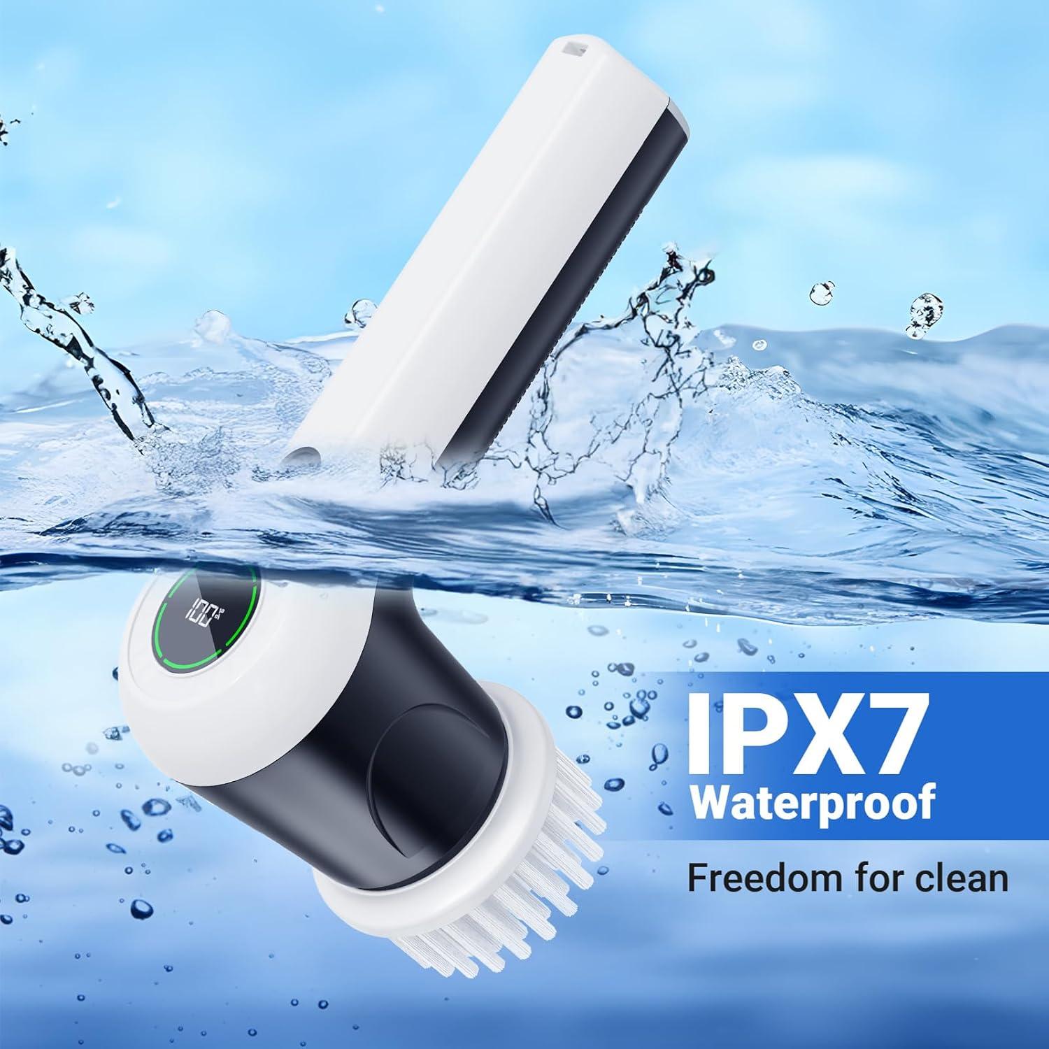 Limpiador Eléctrico PUFTEM PFCB01 2 Velocidades 6 Cabezas