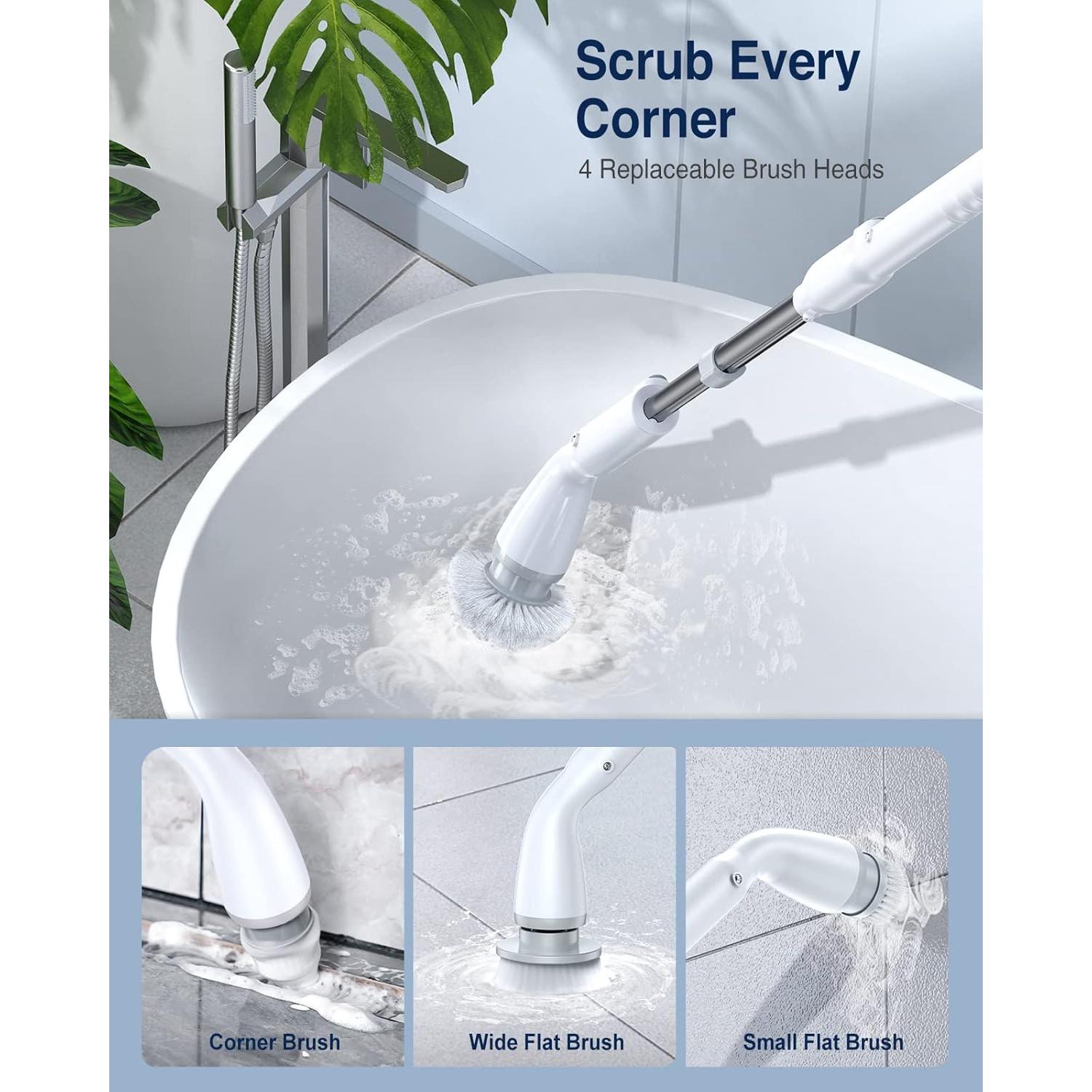 Cepillo Eléctrico Giratorio LABIGO LA1 Pro Inalámbrico 4 Cabezas