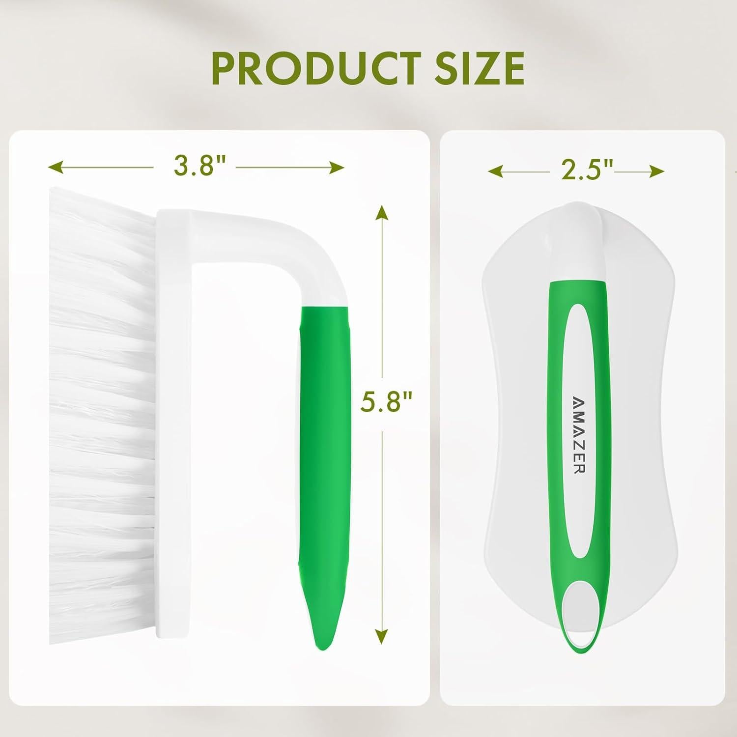 Cepillo de limpieza Amazer con mango ergonómico - 2 unidades