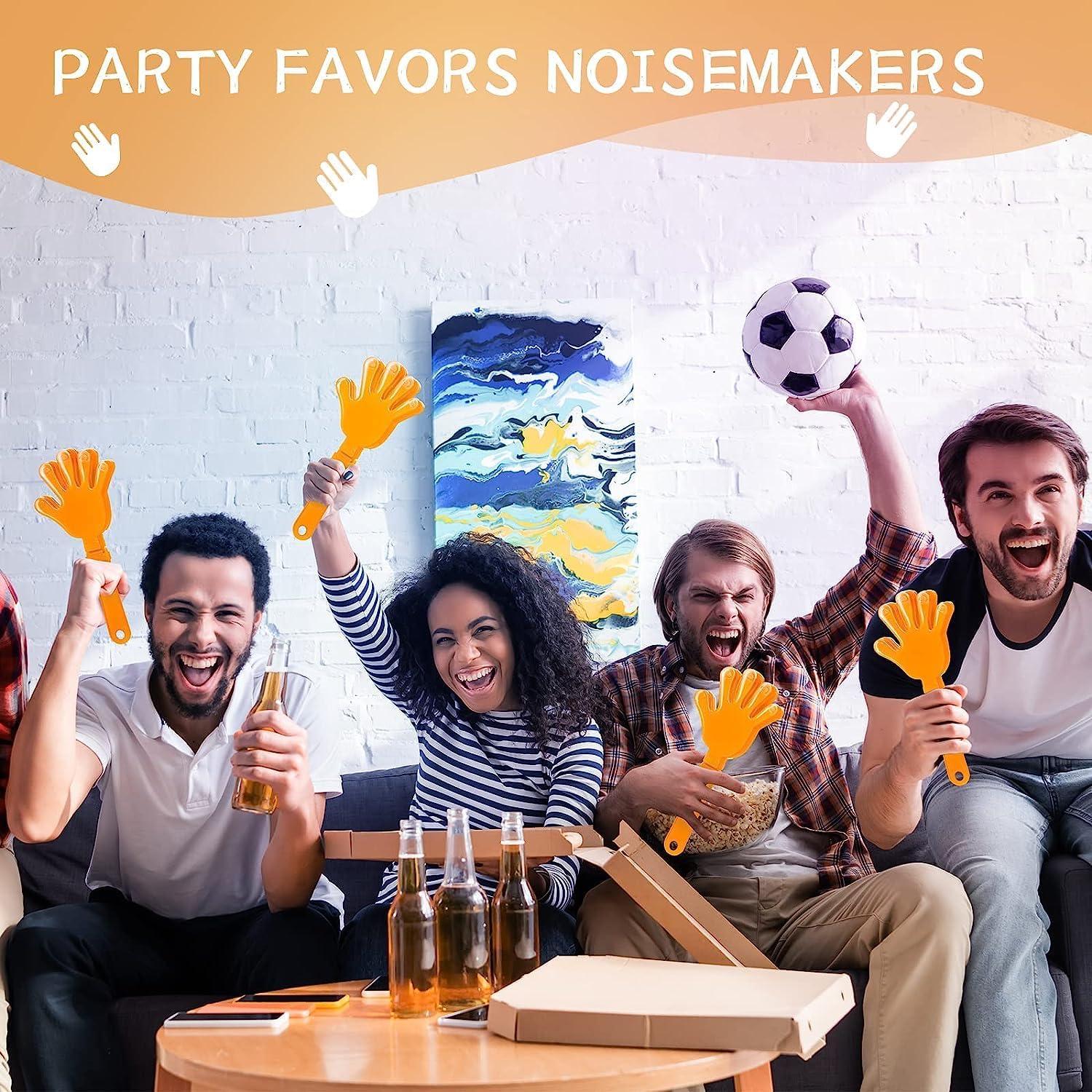 120 Aplaudidores Naranjas de Mano 19 cm para Eventos