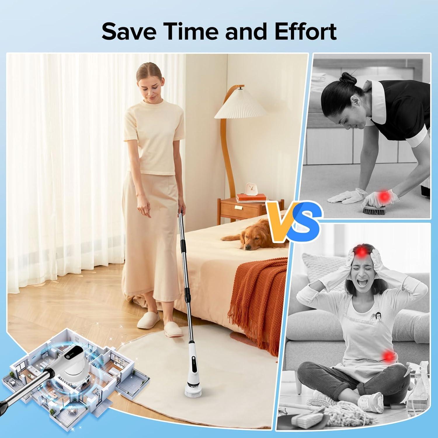 Limpiador Eléctrico de Espinillas Dreazu G2 IPX7 7 Cabezas