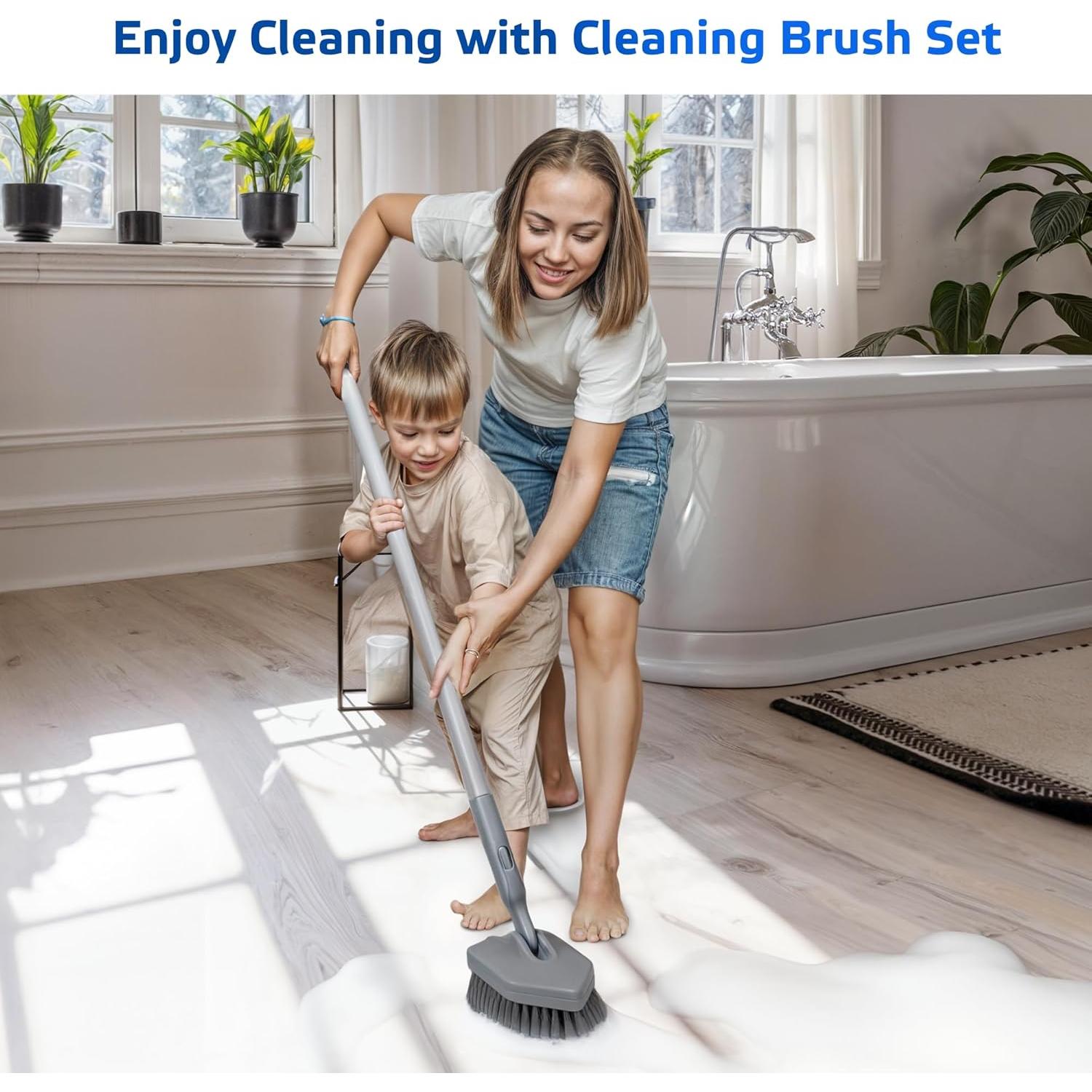 Cepillo Limpiador de Azulejos DSV Standard 3 en 1 142 cm