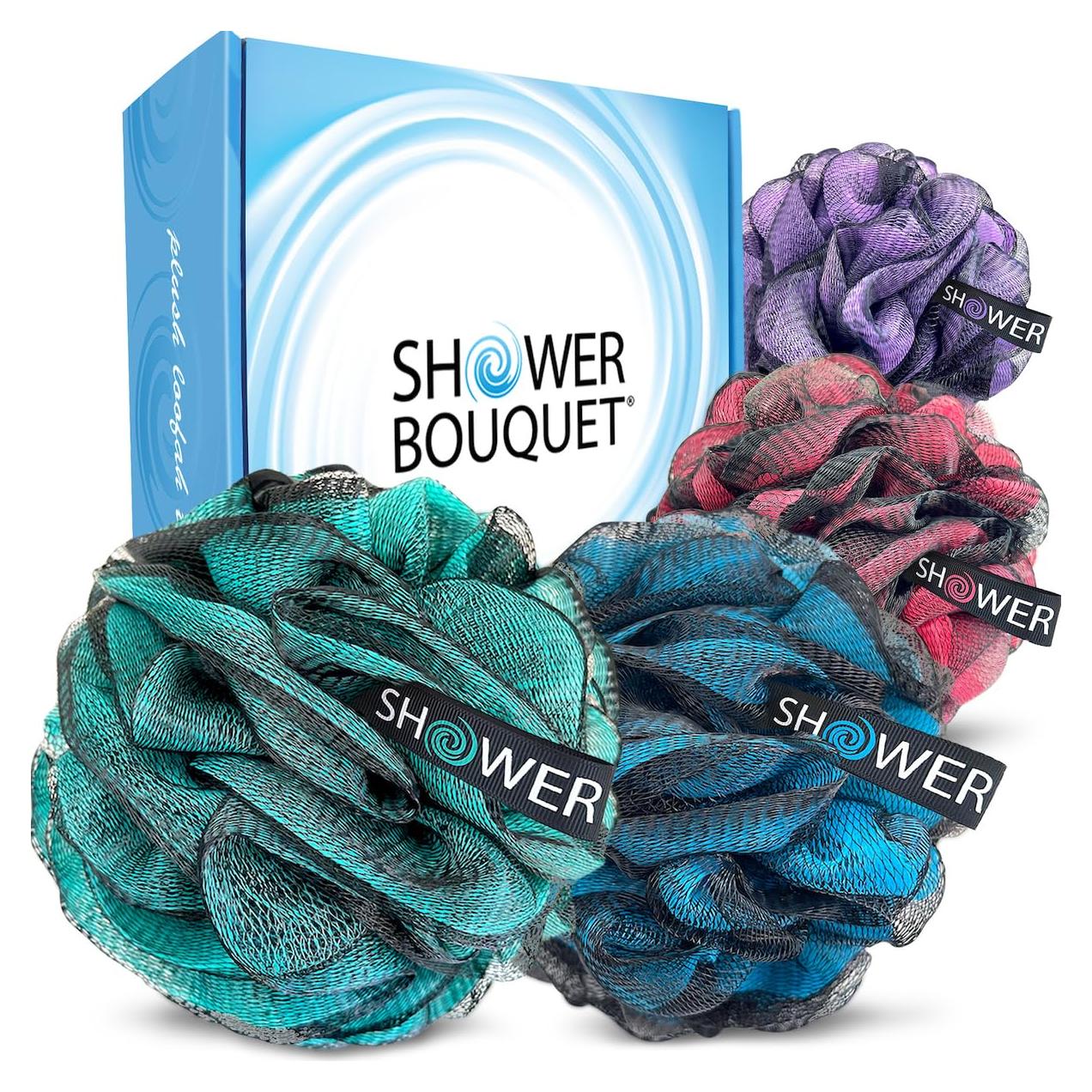 Juego de Baño RH Bath & Beauty 4 Esponjas Lufa XL Carbón