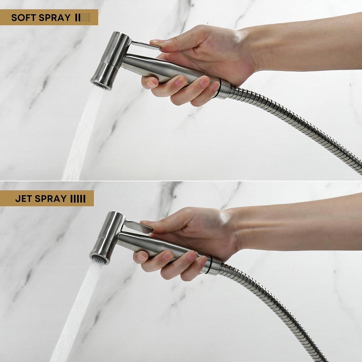 Bidet Sprayer PurrfectZone Acero Inoxidable Ajustable