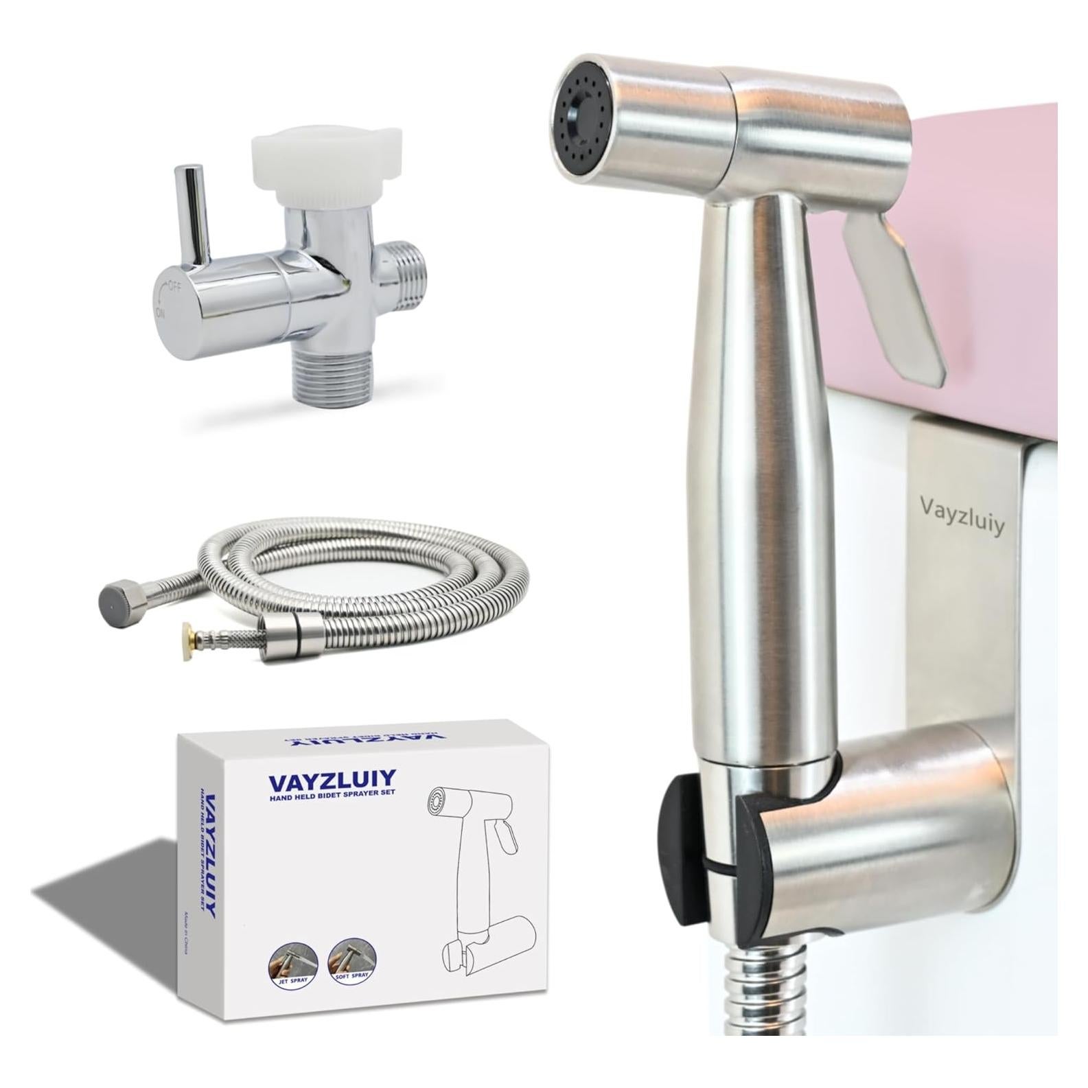 Rociador de Bidet de Mano Vayzluiy Acero Inoxidable 0.58kg